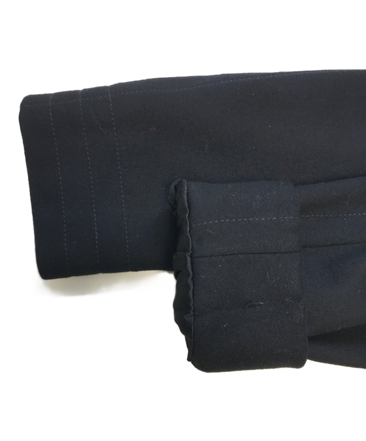 中古・古着通販】GUCCI (グッチ) ウールPコート ブラック サイズ:44R