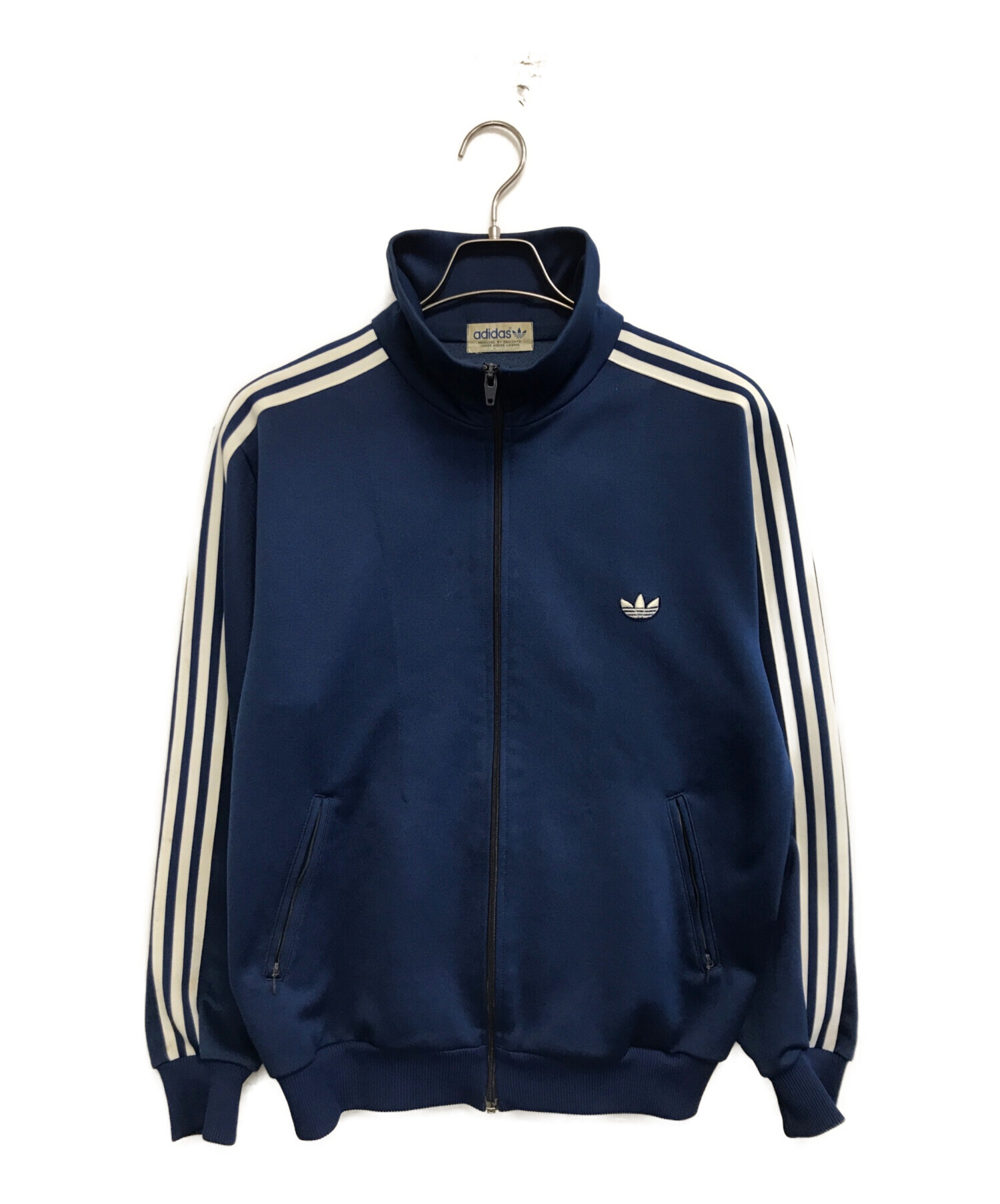中古・古着通販】adidas (アディダス) トラックジャケット ネイビー