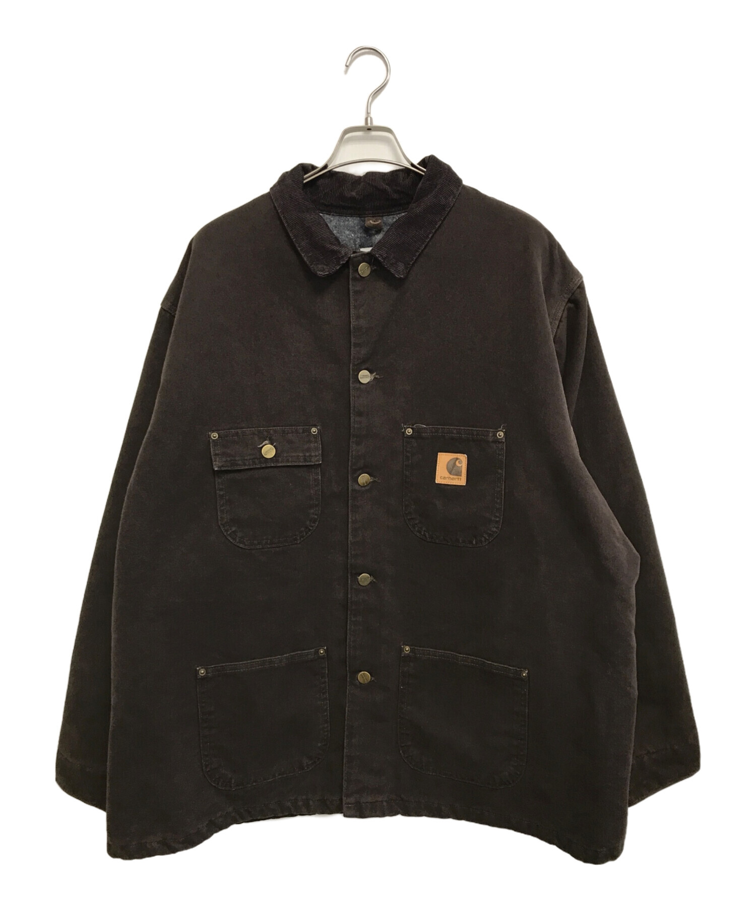00s カーハート チョアコート ダークブラウン C02 DKB L 中古・古着通販】CarHartt (カーハート) チョアコート ブラウン サイズ