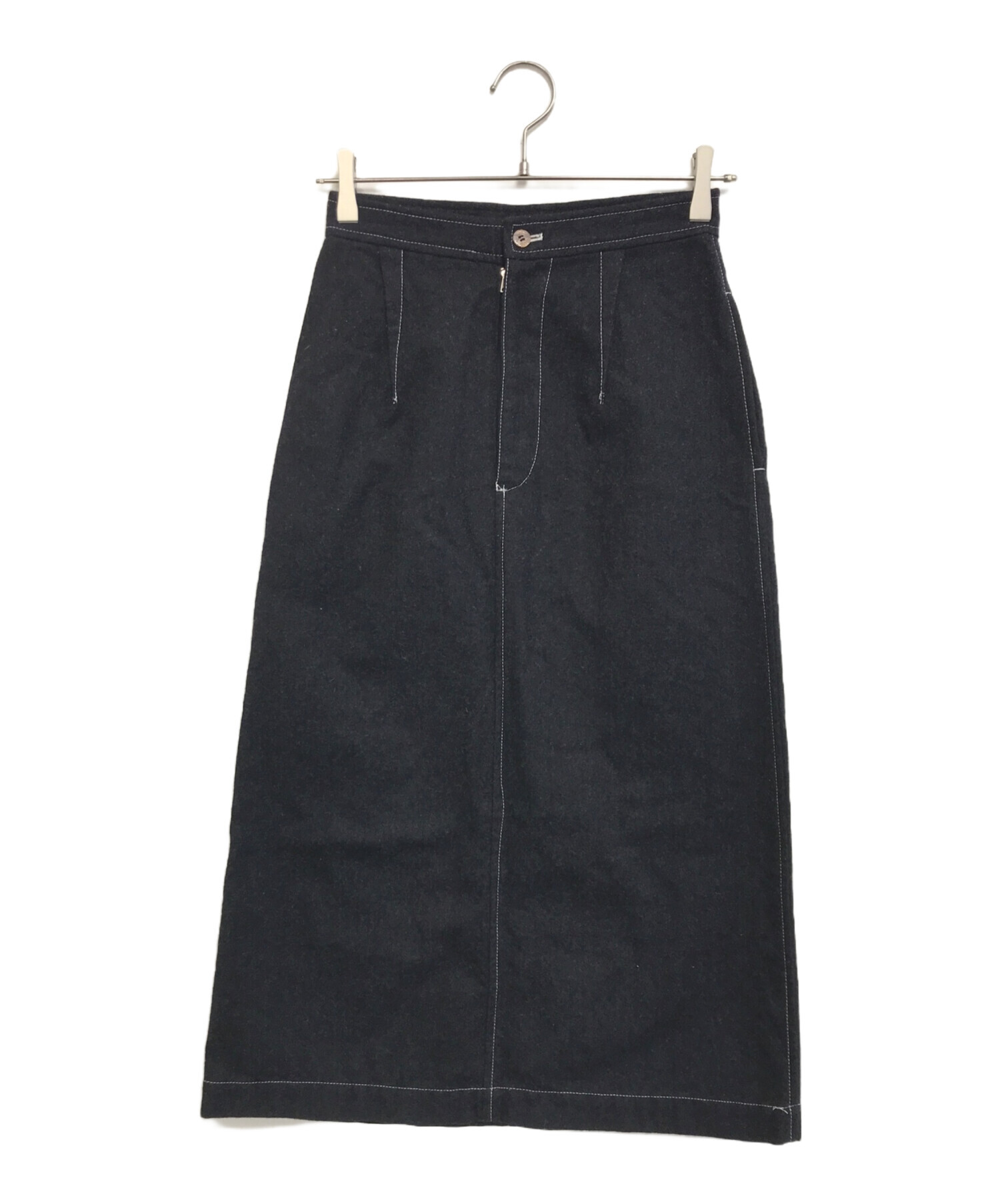 90s tricot garcons ウール スカート ネイビー 中古・古着通販】tricot COMME des GARCONS (トリココムデギャルソン