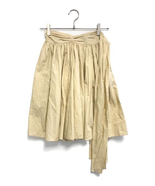 中古・古着通販】MIU MIU (ミュウミュウ) ミニスカート ベージュ
