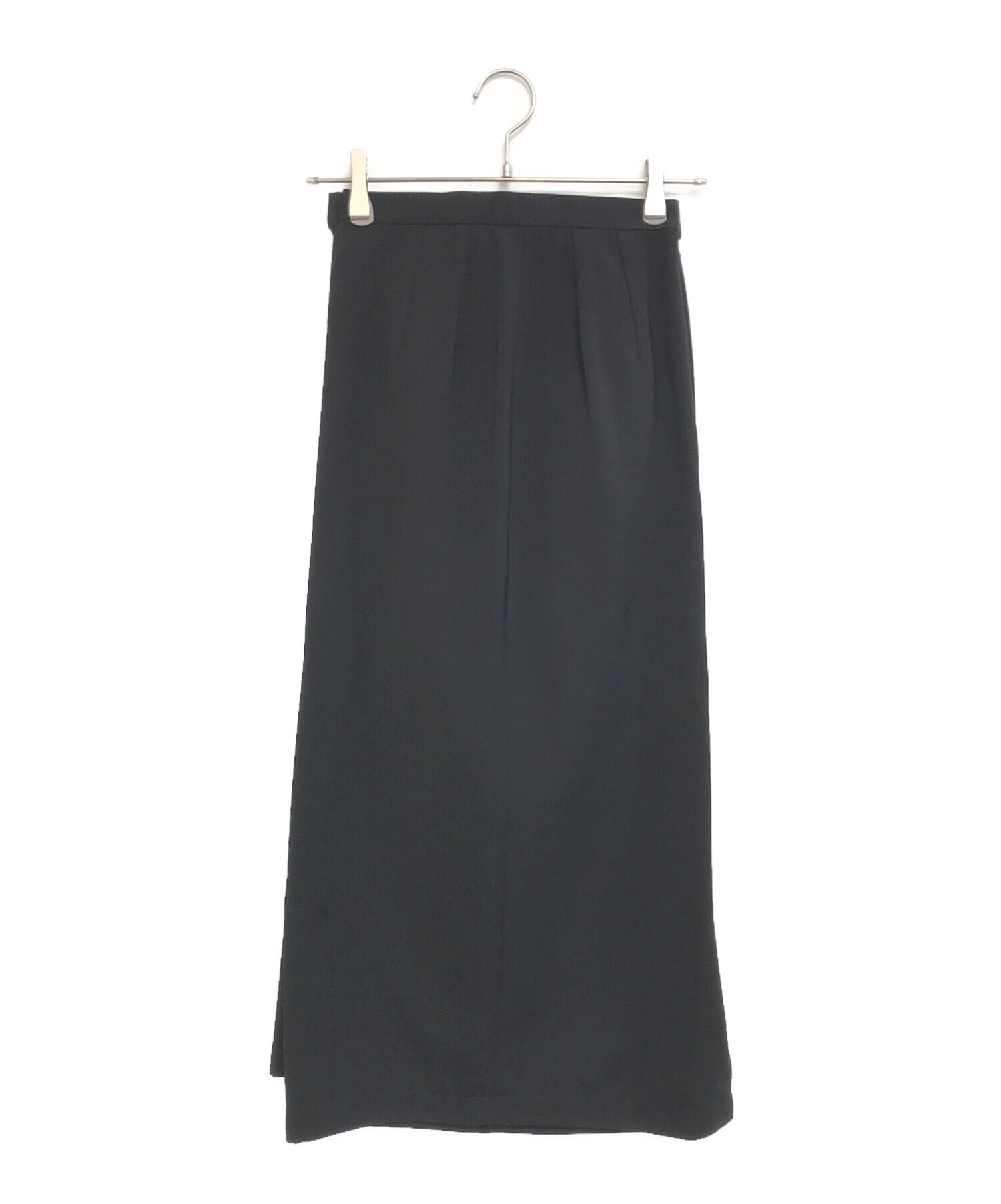BLACK COMME des GARÇONS ウール変形ギャザースカート 中古・古着通販】COMME des GARCONS (コムデギャルソン) ウールギャバ
