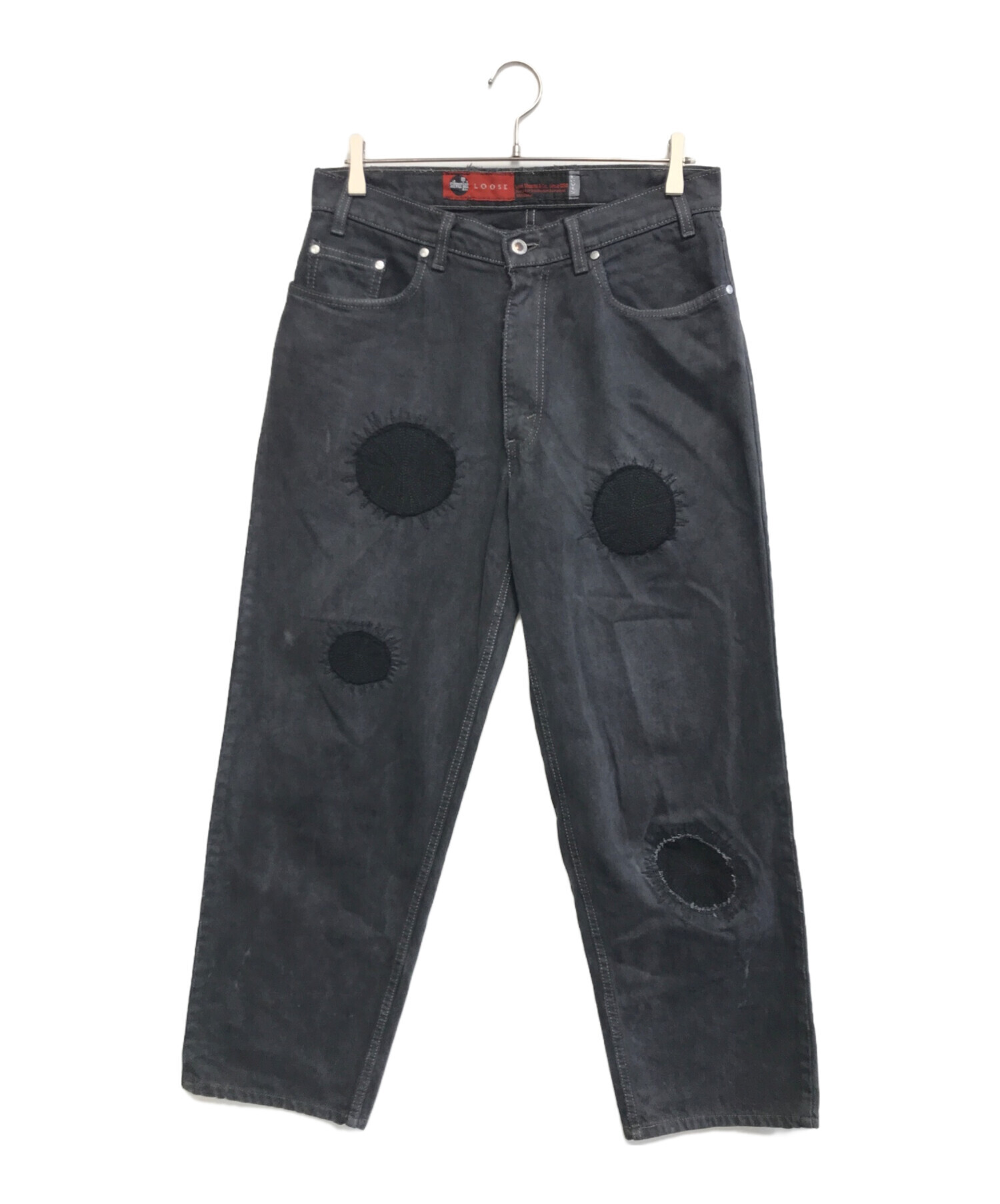 中古・古着通販】LEVI'S (リーバイス) ブラックデニム ブラック サイズ