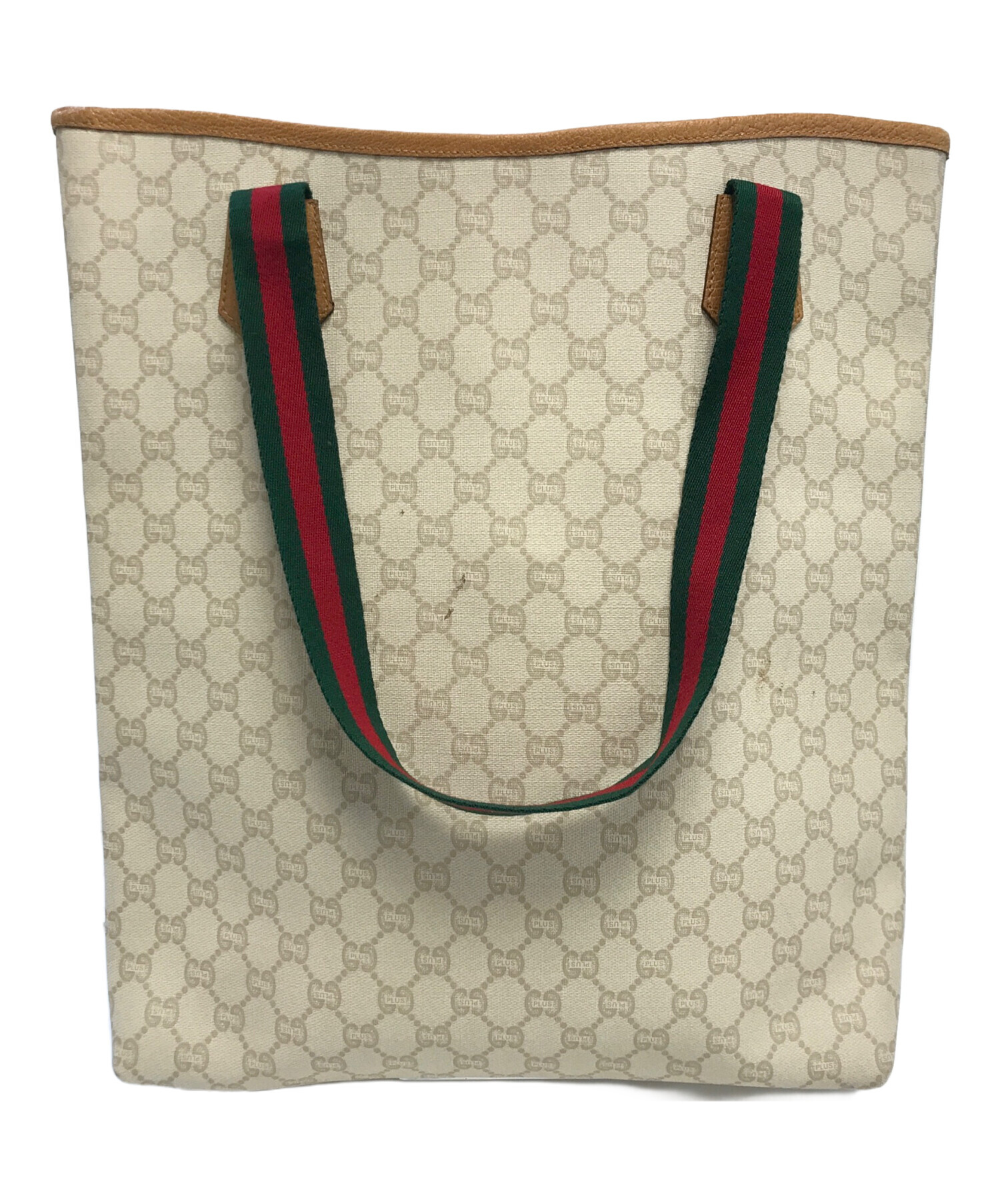 HIMEKO GUCCI トートバッグ シェリーライン グッチプラス 中古・古着通販】GUCCI PLUS (グッチ プラス) シェリーライントート
