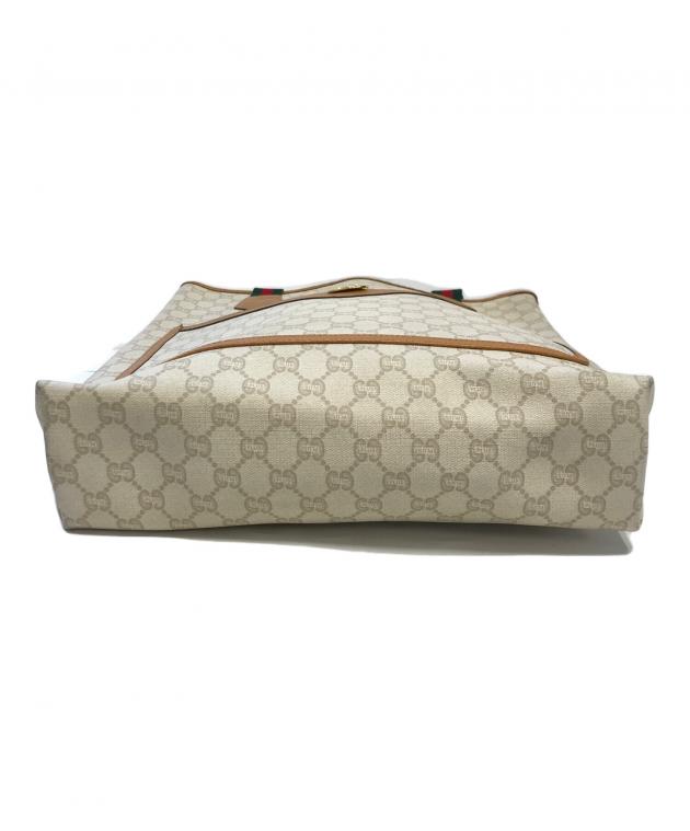 中古・古着通販】GUCCI PLUS (グッチ プラス) シェリーライントート