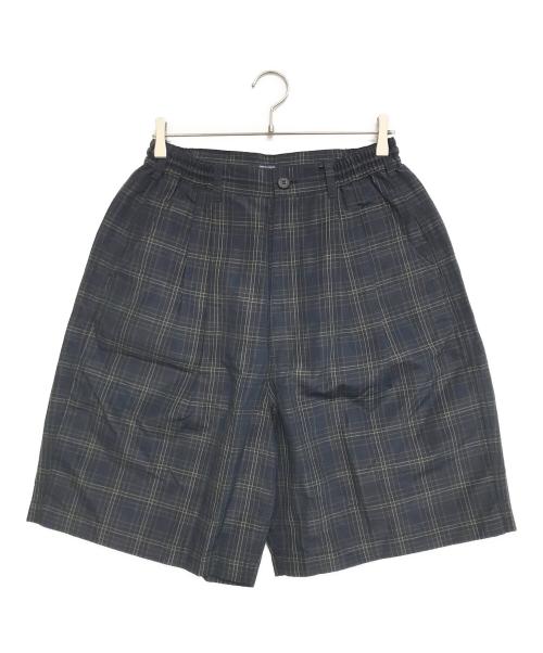 サ【未使用】コムデギャルソンオムプリュス ドット 魚柄 麻ハーフパンツ 中古・古着通販】COMME des GARCONS HOMME (コムデギャルソン オム