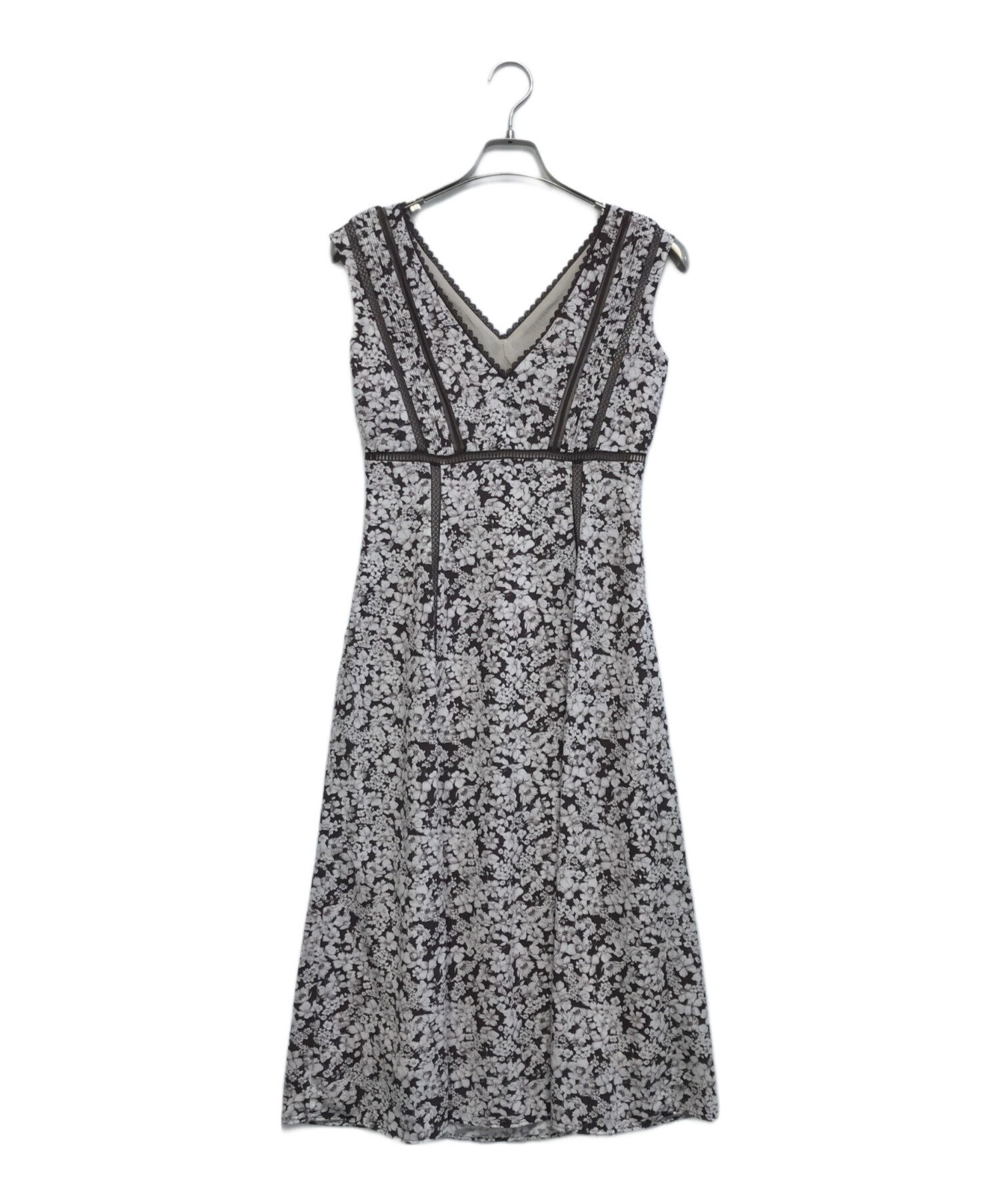 未使用タグ付♡herripto Lace Trimmed Dress 中古・古着通販】HER LIP TO (ハーリップトゥ) Lace Trimmed Floral