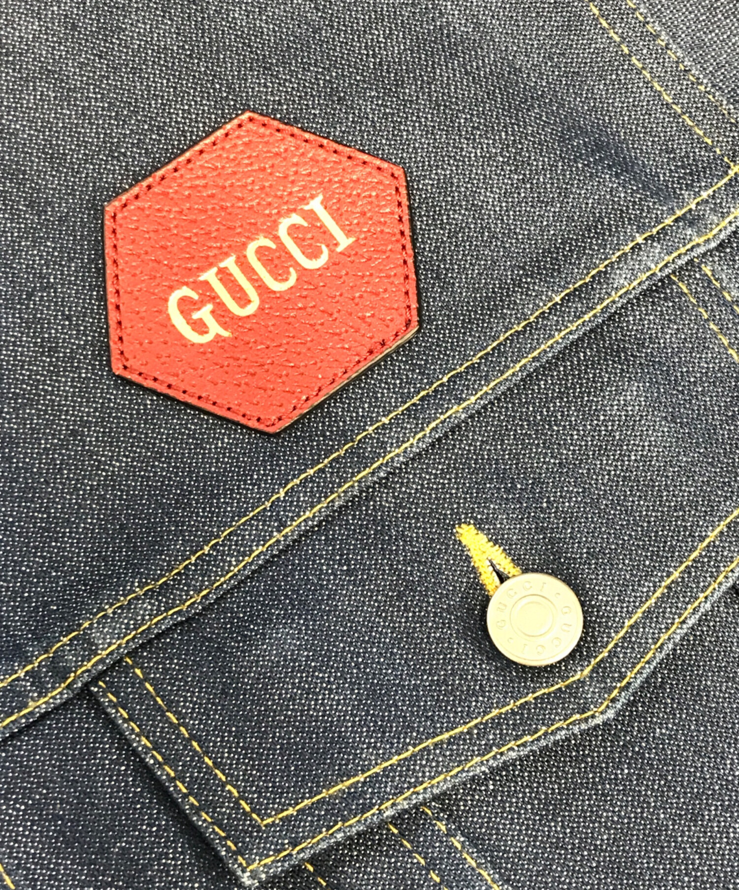 中古・古着通販】GUCCI (グッチ) デニムジャケット インディゴ サイズ