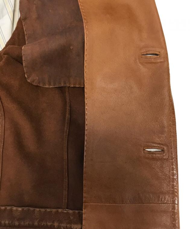 中古・古着通販】DSQUARED2 (ディースクエアード) レザーテーラード