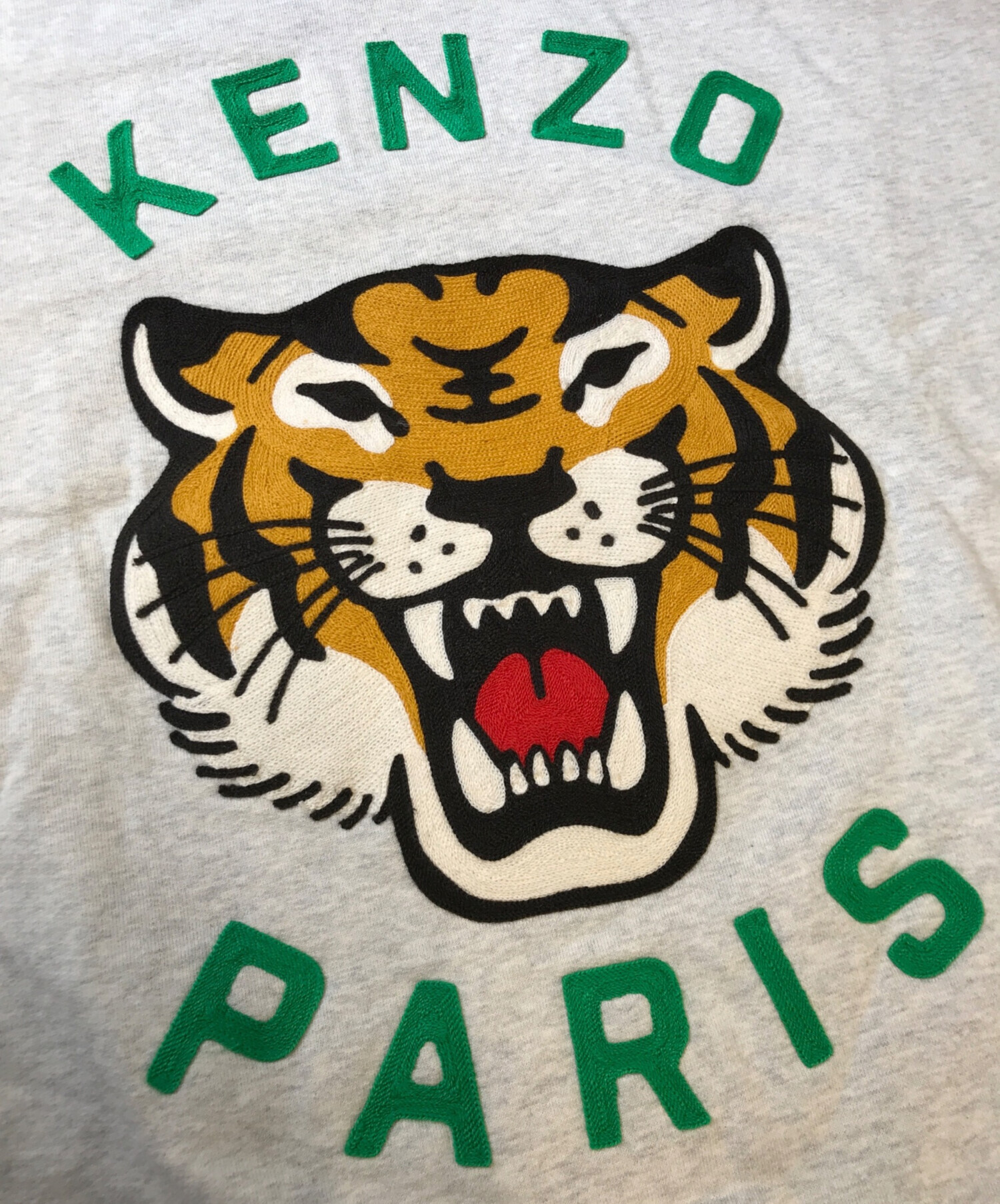 古着 kenzo トレーナー レアラコステ 中古・古着通販】KENZO (ケンゾー) LuckyTiger スウェット グレー