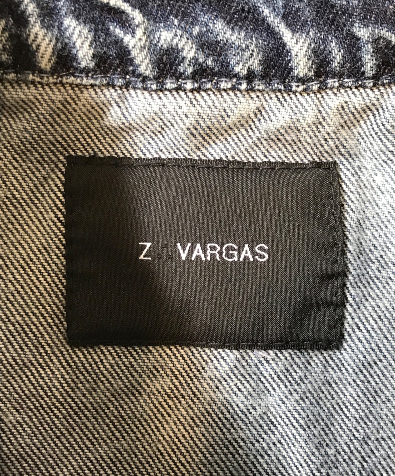 中古・古着通販】Z.VARGAS (ザックバルガス) baseball denim shirt