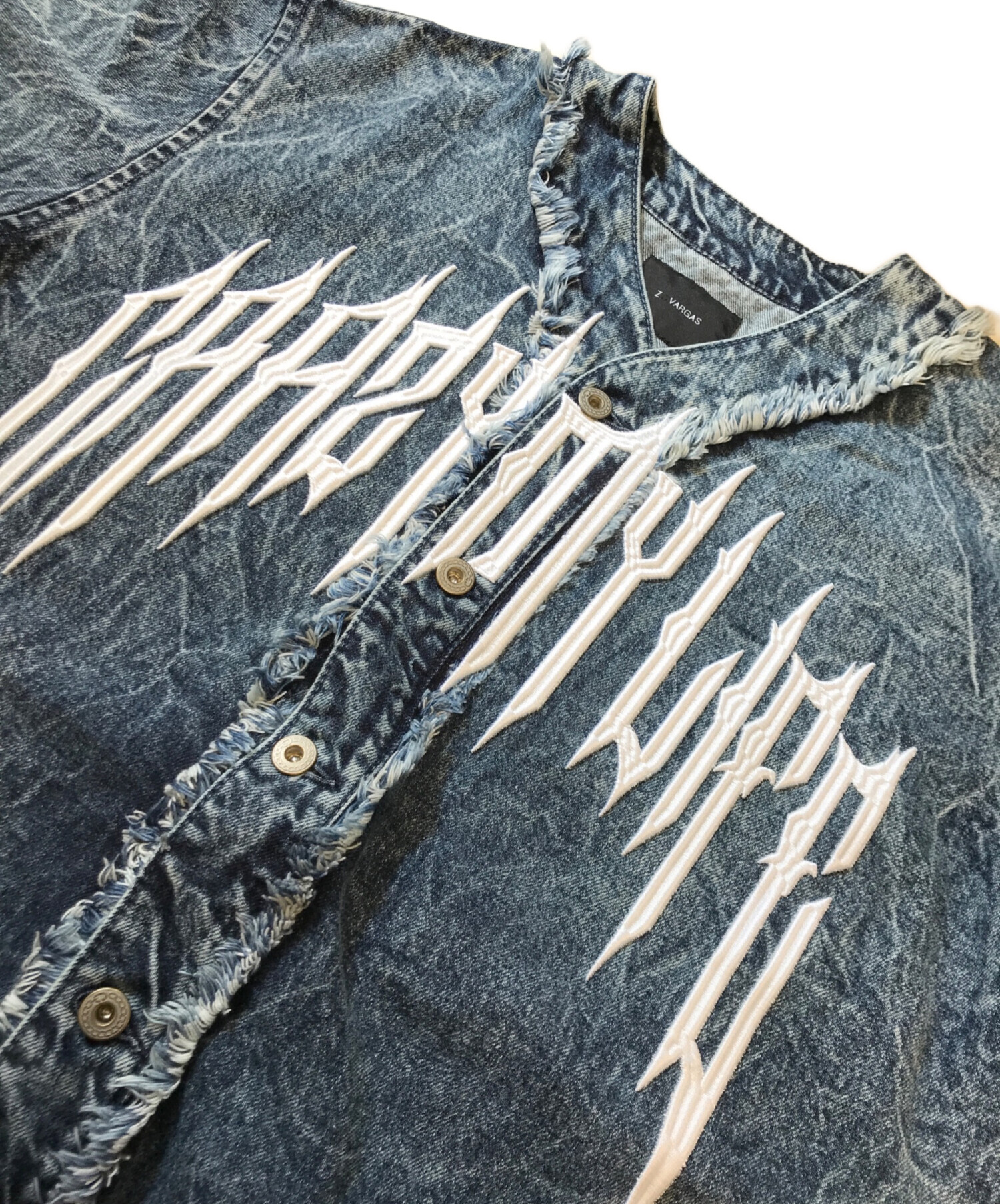 中古・古着通販】Z.VARGAS (ザックバルガス) baseball denim shirt