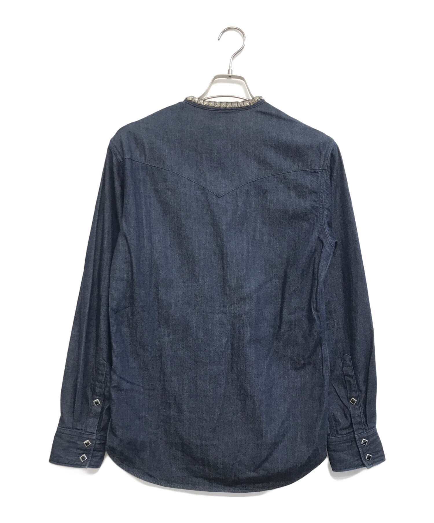 ★KAPITAL★キャピタル★リバーシブルデニムシャツ 中古・古着通販】KAPITAL (キャピタル) スタッズカラー デニム長袖