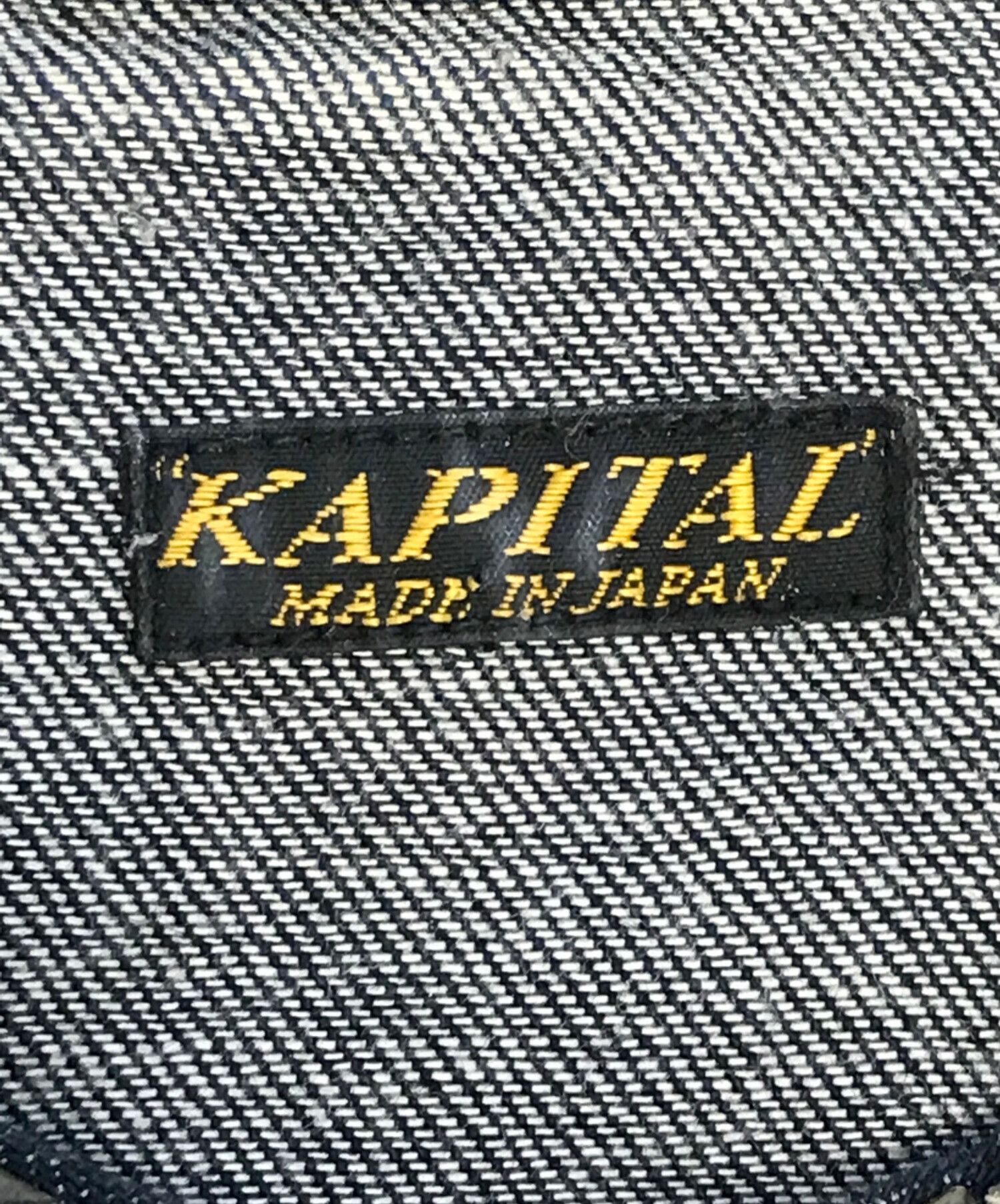 中古・古着通販】KAPITAL (キャピタル) スタッズカラー デニム長袖