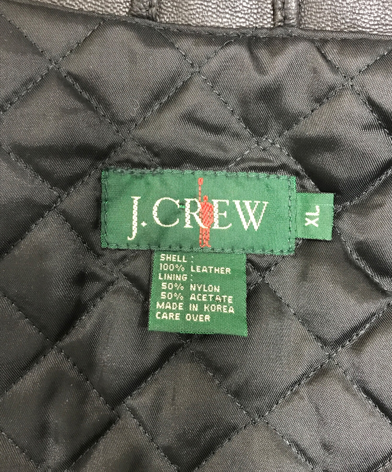 中古・古着通販】J.CREW (ジェイクルー) 裏キルティングレザー