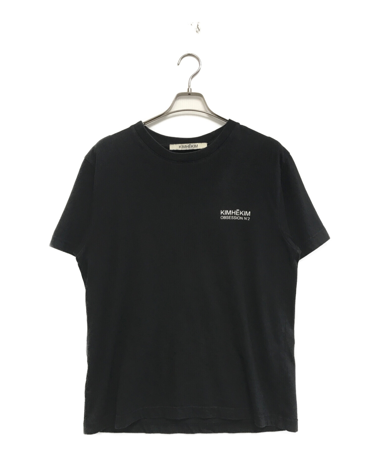 No.3キムキムページ‼️納品5月18日〜20日 中古・古着通販】Kimhekim (キムヘキム) ロゴTシャツ ブラック サイズ