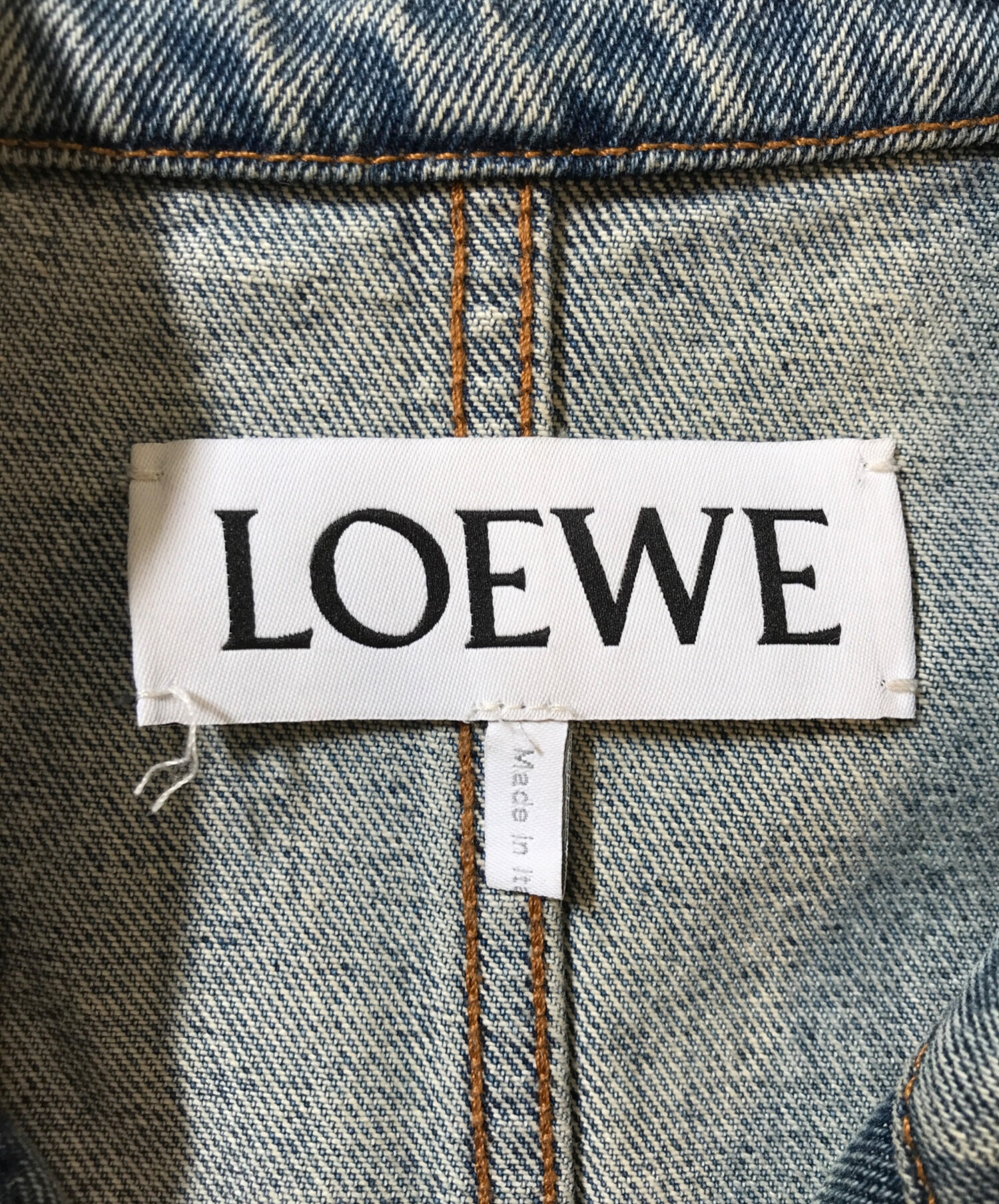 LOEWE ロエベ ワークウェアジャケット デニム サイズ48 ワークウェア ジャケット（デニム） ブラック - ロエベ 日本 公式サイト