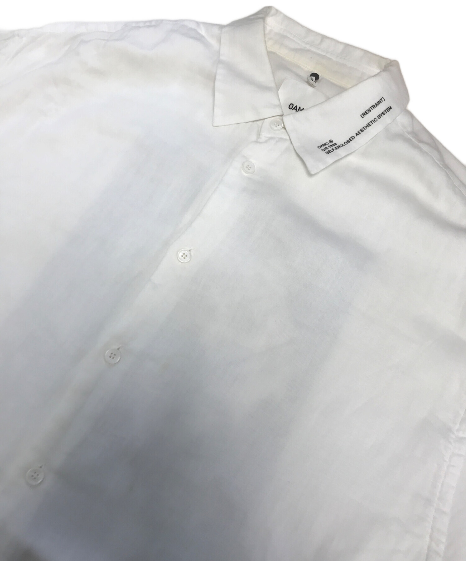 中古・古着通販】OAMC (オーエーエムシー) ガーゼシャツ ホワイト