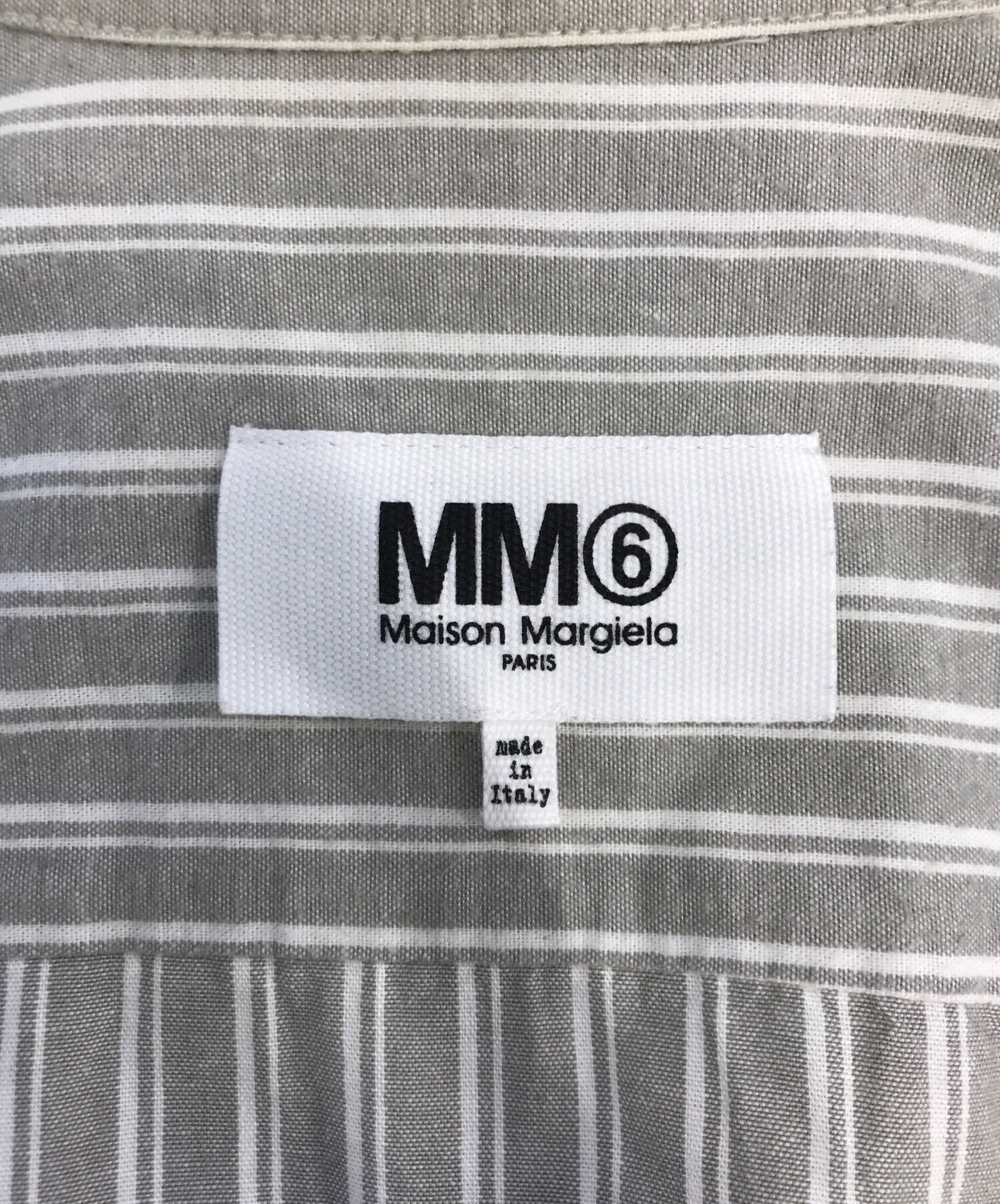 中古・古着通販】MM6 (エムエムシックス) スリーピングシャツ グレー