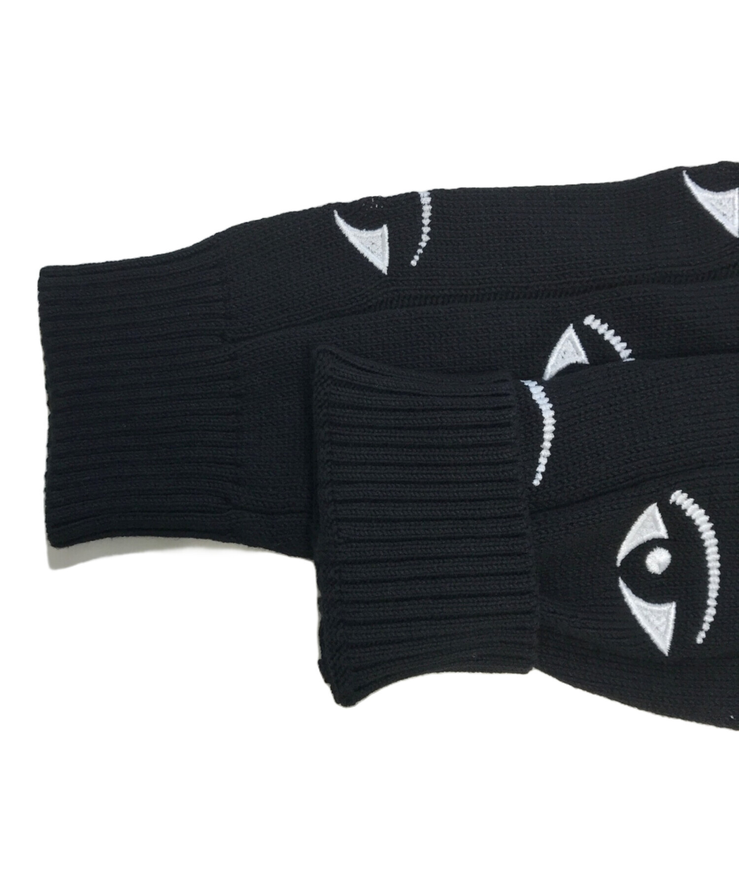KENZO ケンゾー　スウェット　トレーナー　EYE 古着 Y2K 黒　L KENZO - KENZO ケンゾー スウェット トレーナー EYE 古着 Y2K 黒 Lの