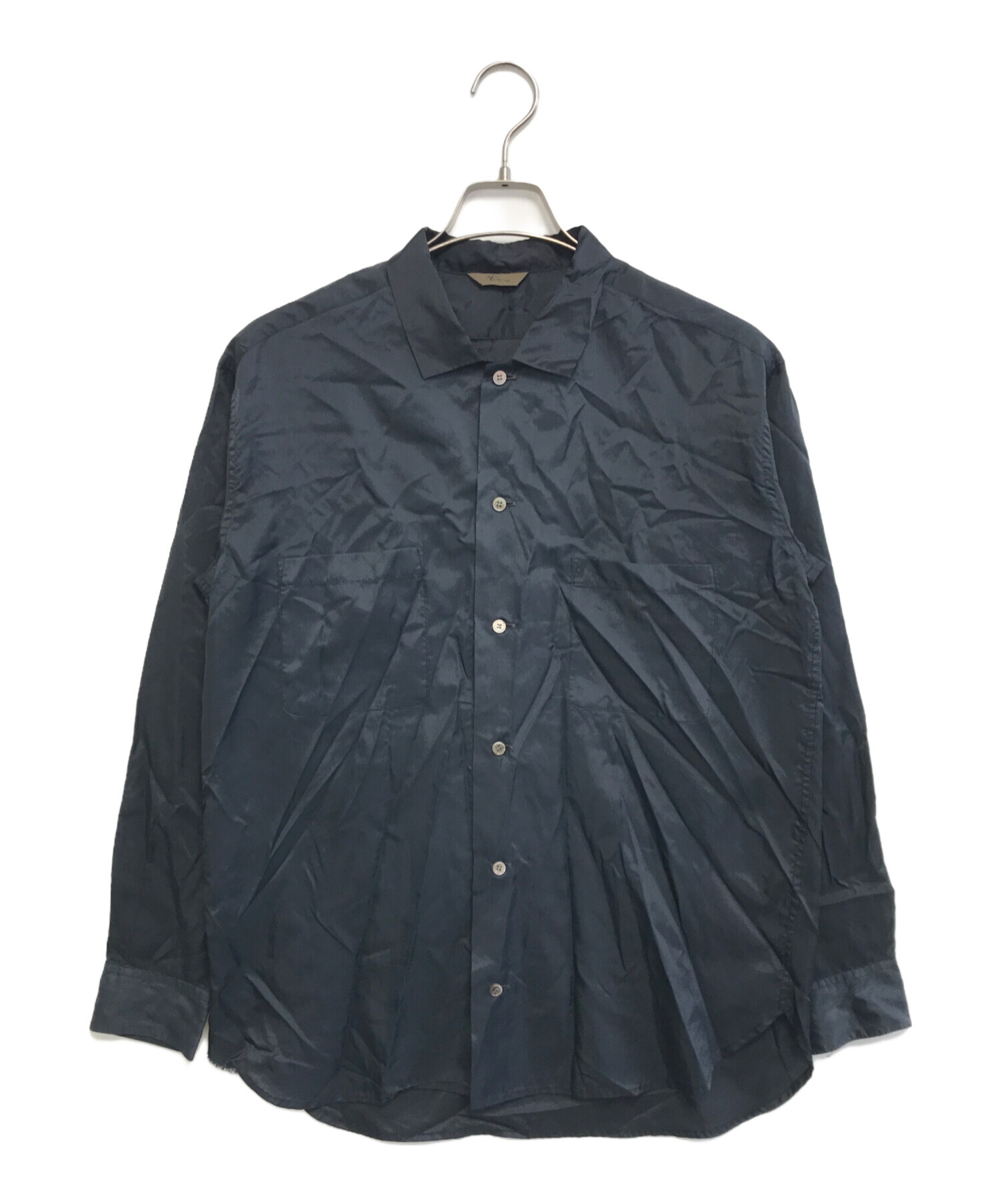 Yohji Yamamoto ブラック 長袖カットソー Y's for men LOGO PRINT LONG