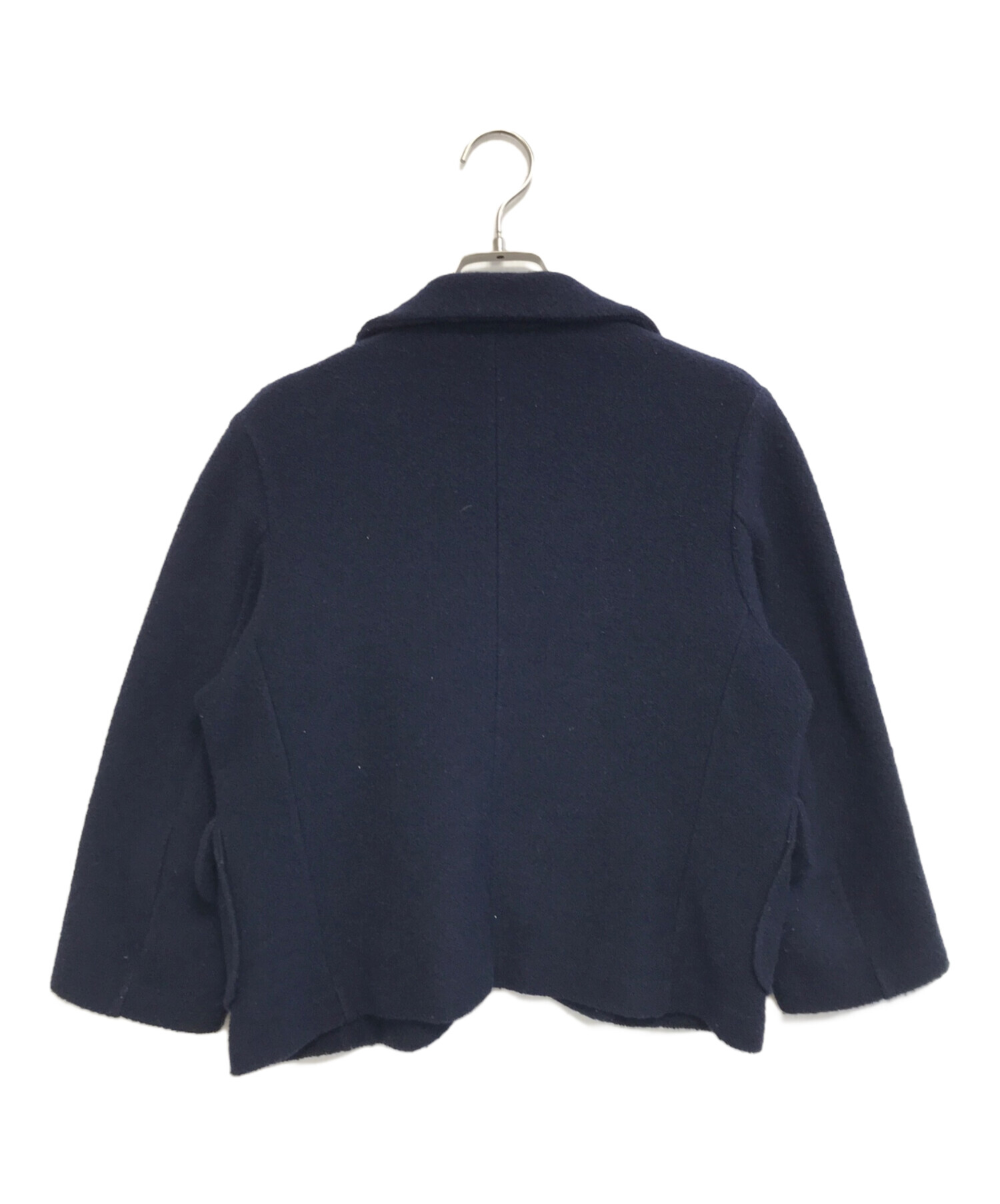tricot COMME des GARÇONS 丸襟ジャケット M ネイビー 中古・古着通販】tricot COMME des GARCONS (トリココムデギャルソン
