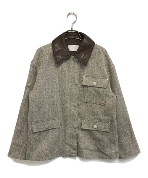 FRAY I.D ハンティングジャケット グレー サイズ0 中古・古着通販】FRAY ID (フレイ アイディー) ハンティングジャケット
