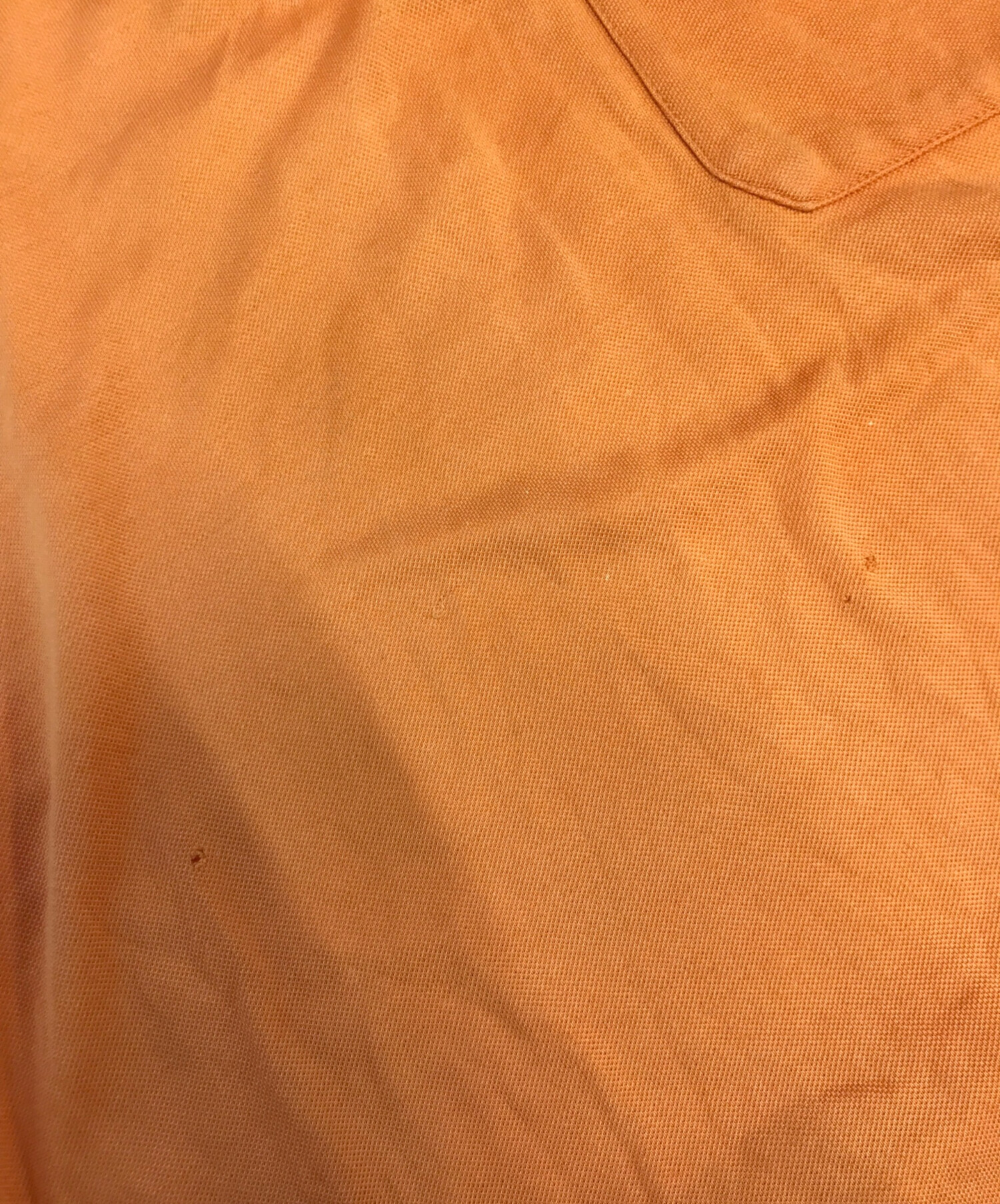中古・古着通販】HERMES (エルメス) Hロゴポロシャツ オレンジ サイズ