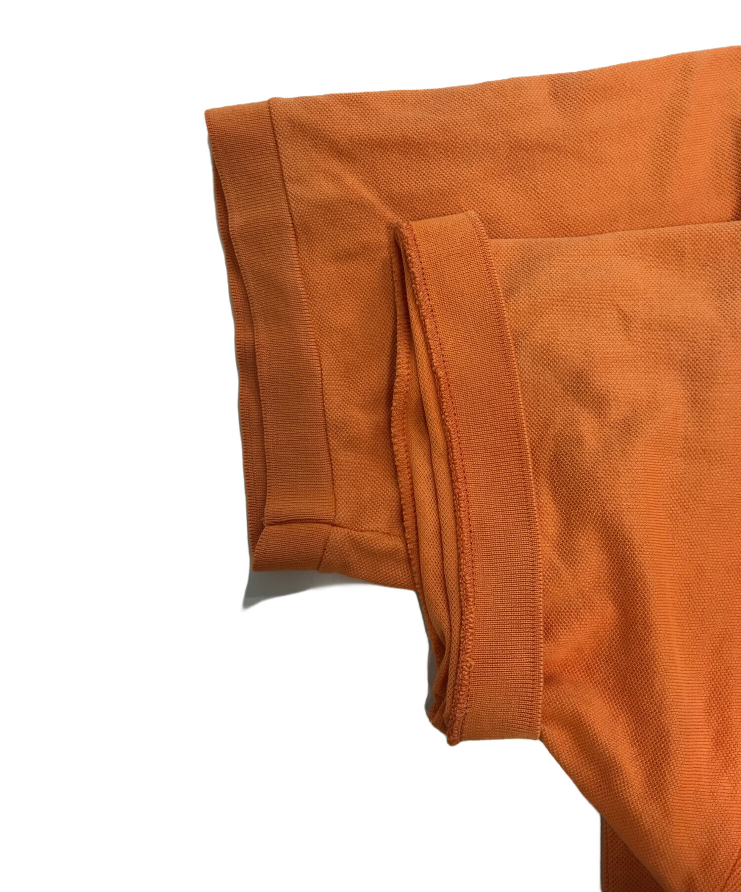 ◇HERMES オレンジ ポロシャツ メンズ Mサイズ 中古・古着通販】HERMES (エルメス) Hロゴポロシャツ オレンジ サイズ