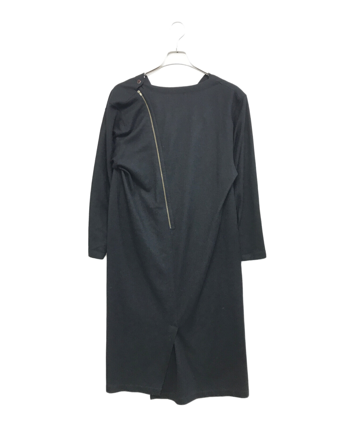 ISSEY MIYAKE 変形ワンピース ２ イッセイミヤケ 中古・古着通販】ISSEY MIYAKE (イッセイミヤケ) 変形ウールワンピース