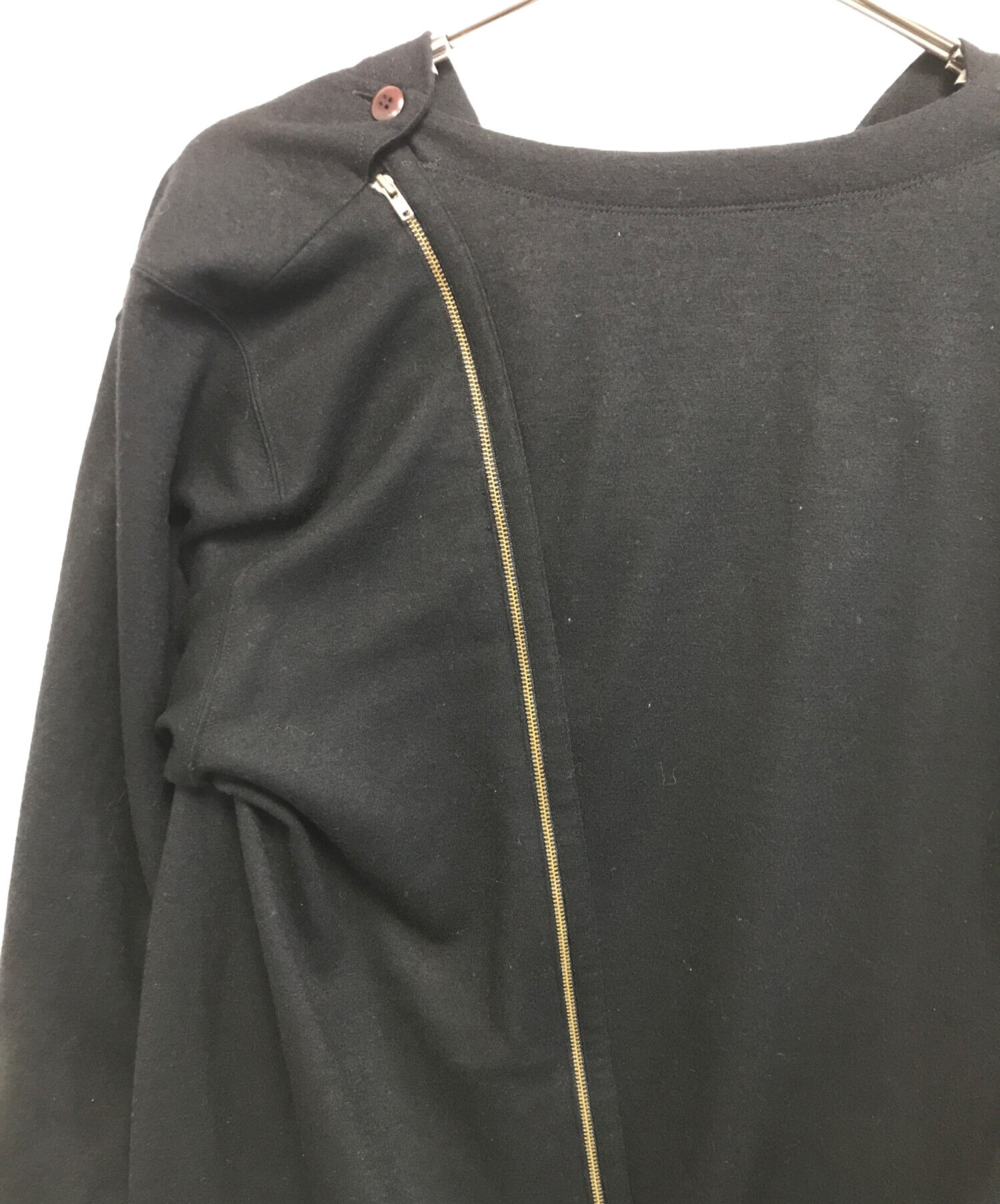 中古・古着通販】ISSEY MIYAKE (イッセイミヤケ) 変形ウールワンピース