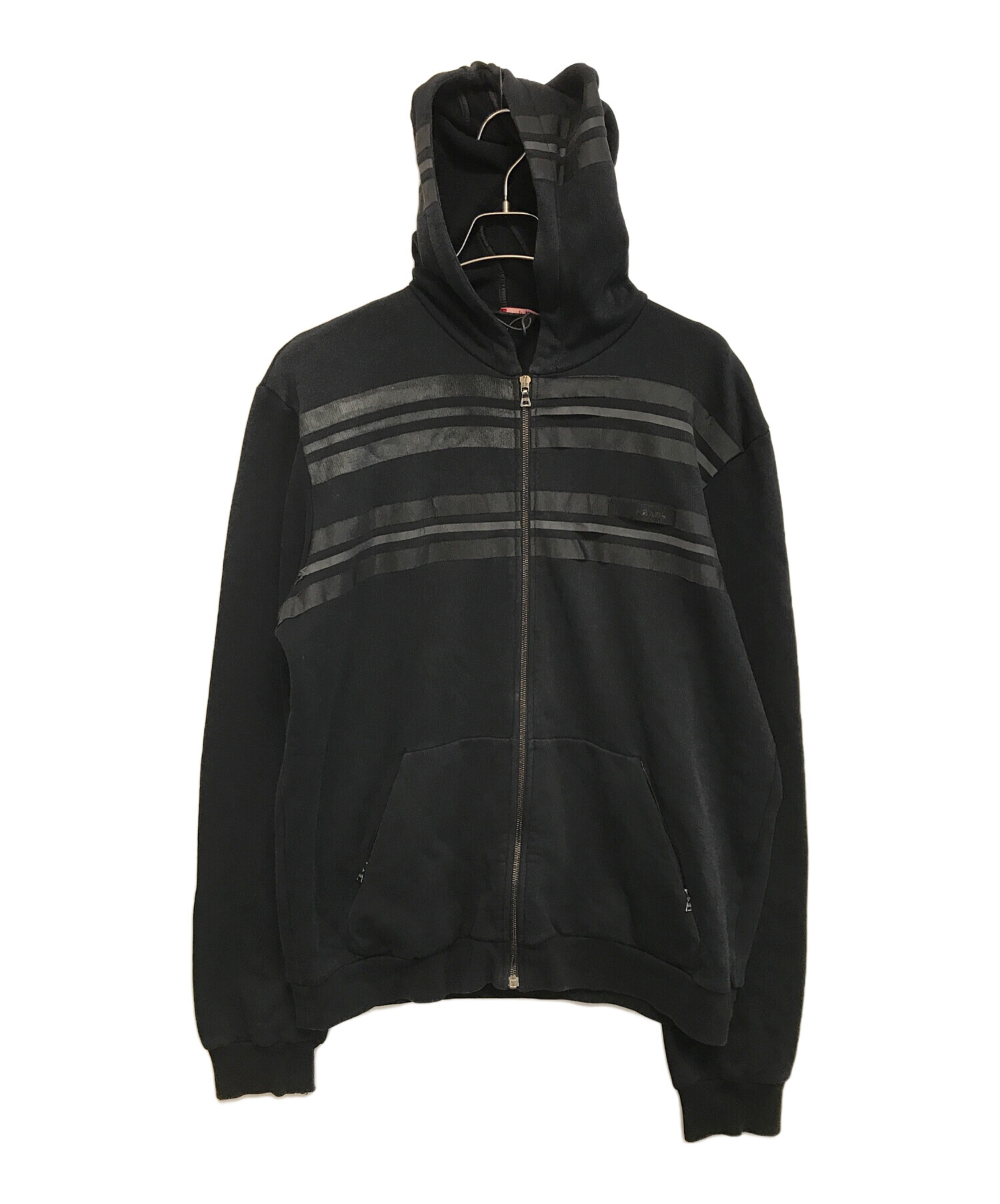プラダ　パーカー 中古・古着通販】PRADA (プラダ) 00's ジップパーカー ネイビー サイズ