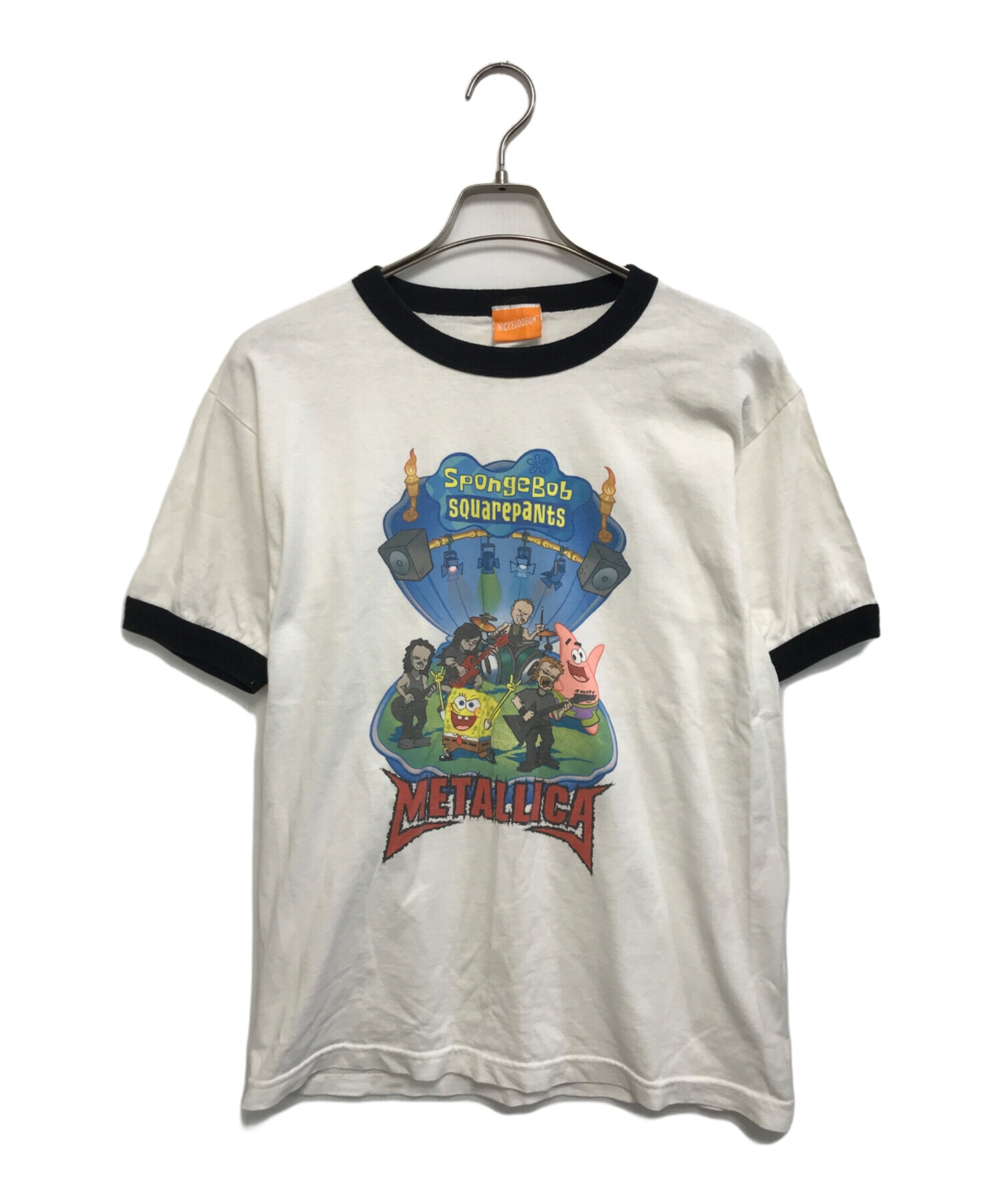 中古・古着通販】キャラクターTシャツ (キャラクターTシャツ) スポンジ