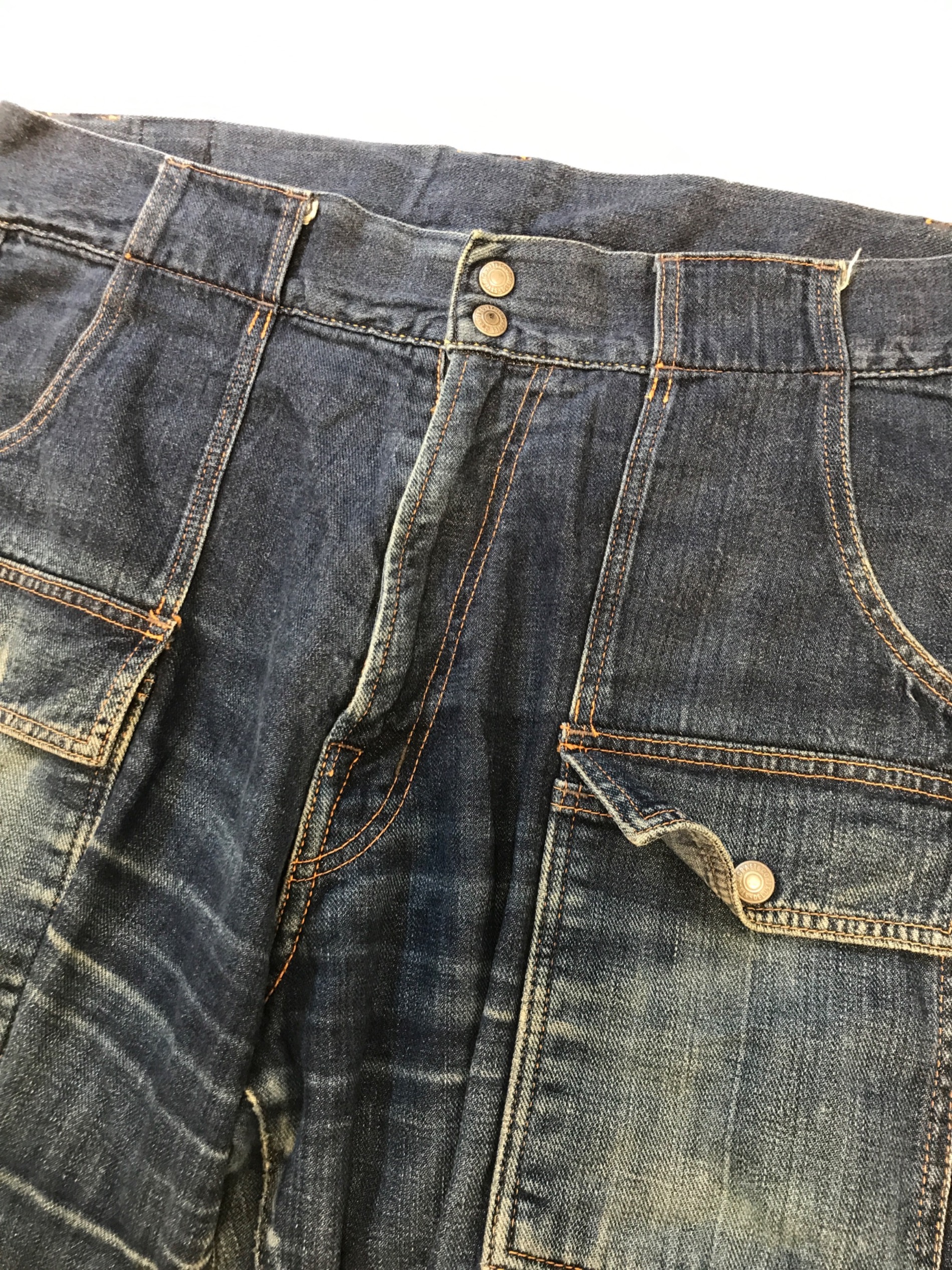 中古・古着通販】EVISU (エヴィス) カモメペイントブッシュデニム