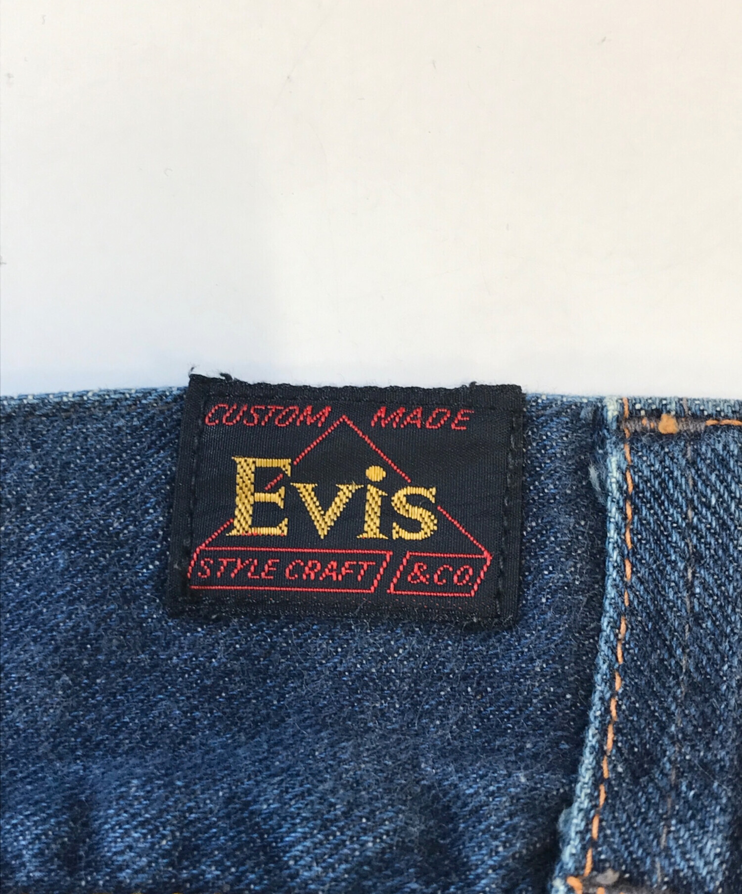 EVISU エヴィス　ドットカモメ　パンツ 中古・古着通販】EVISU (エヴィス) カモメデニムパンツ インディゴ