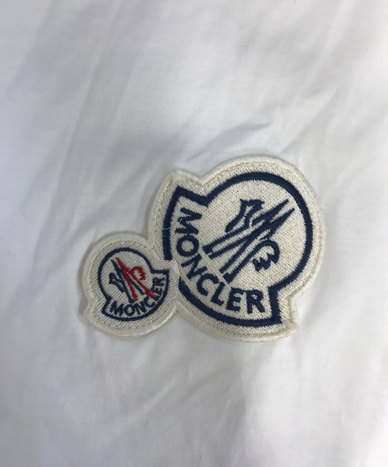 中古・古着通販】MONCLER (モンクレール) MAGLIA T-SHIRT ホワイト 