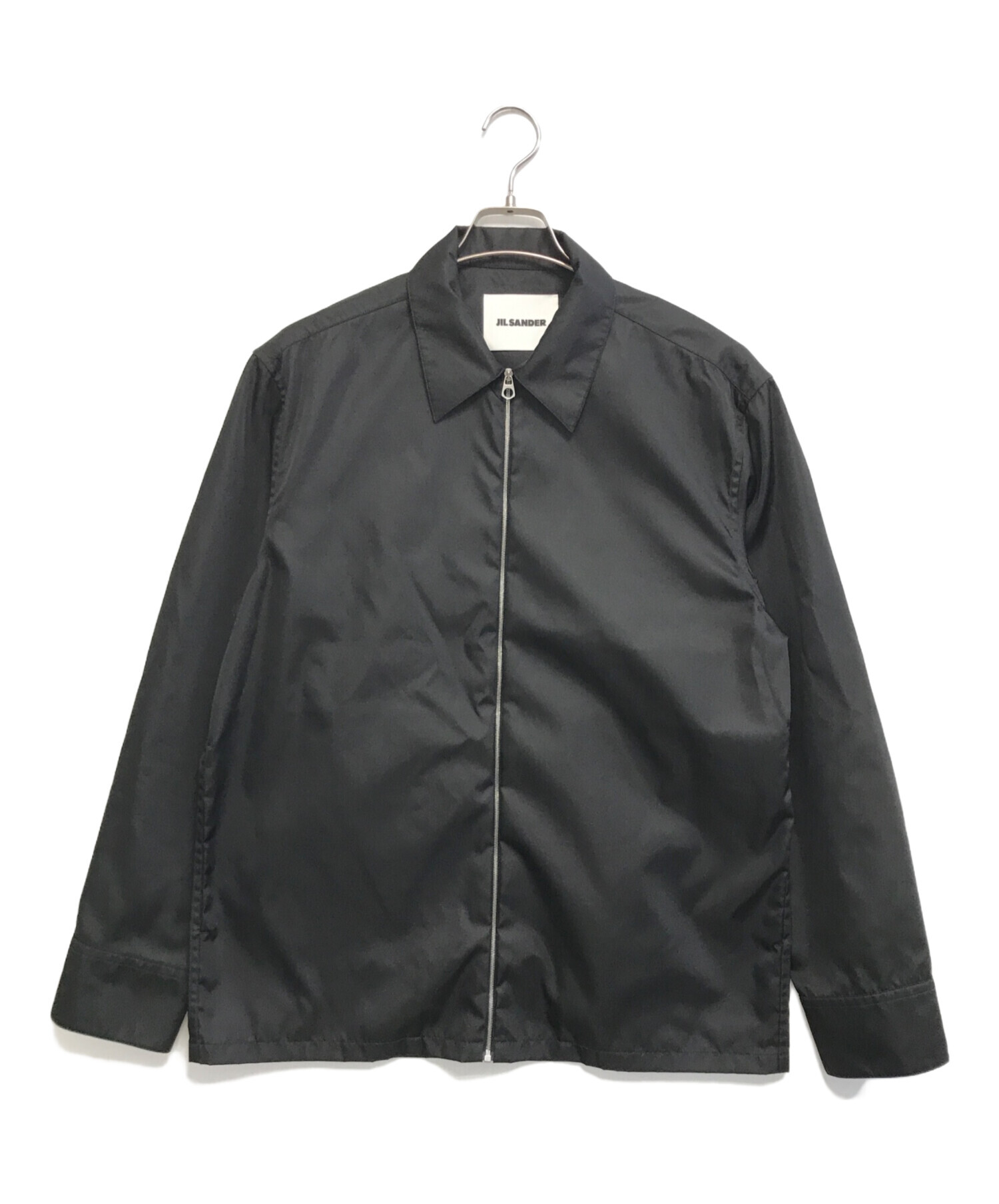 JIL SANDER ジルサンダー 23AW イタリア製 リラックスフィット プラストロンシャツ J22DL0167 J40117 39(151/2) CHOCOLATE BROWN ジップシャツジャケット トップス【中古】【JIL SANDER】 JIL SANDER ジルサンダー 23AW リラックスフィット プラストロンシャツ