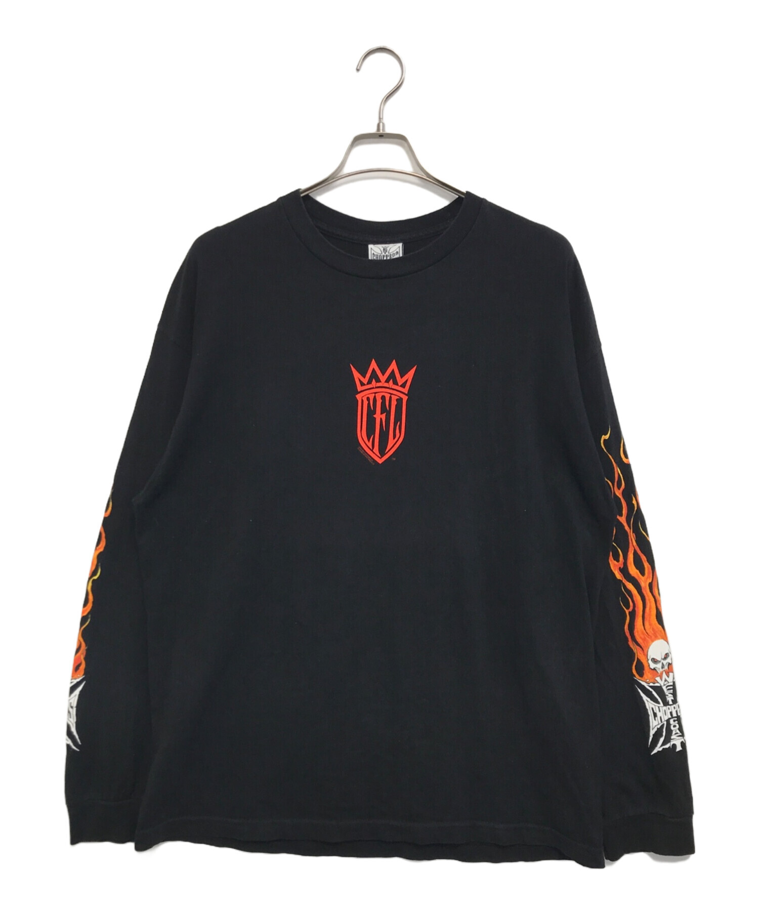 00S WEST COAST CHOPPERS ロンT ブラック 袖プリ 両面 中古・古着通販】WEST COAST CHOPPERS (ウエストコーストチョッパーズ