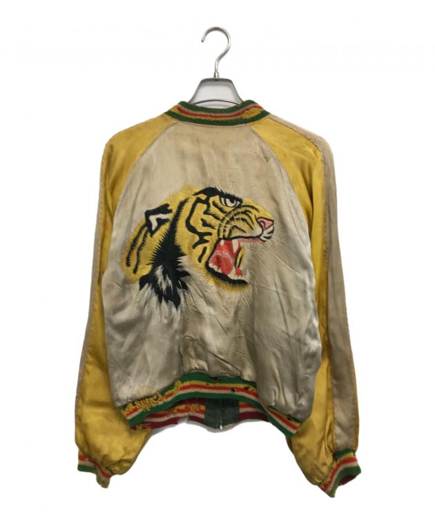 中古・古着通販】VINTAGE (ヴィンテージ) スカジャン グリーン サイズ