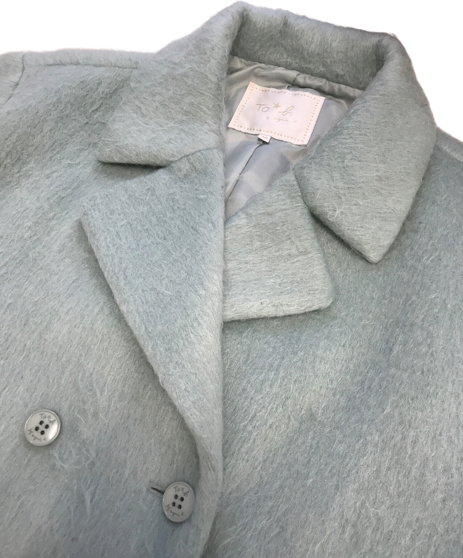 ▼24AW美品✨To b. by agnes b アニエスベーシャギーピーコート 中古・古着通販】To b. by agnes b. (トゥービー バイ アニエスベー