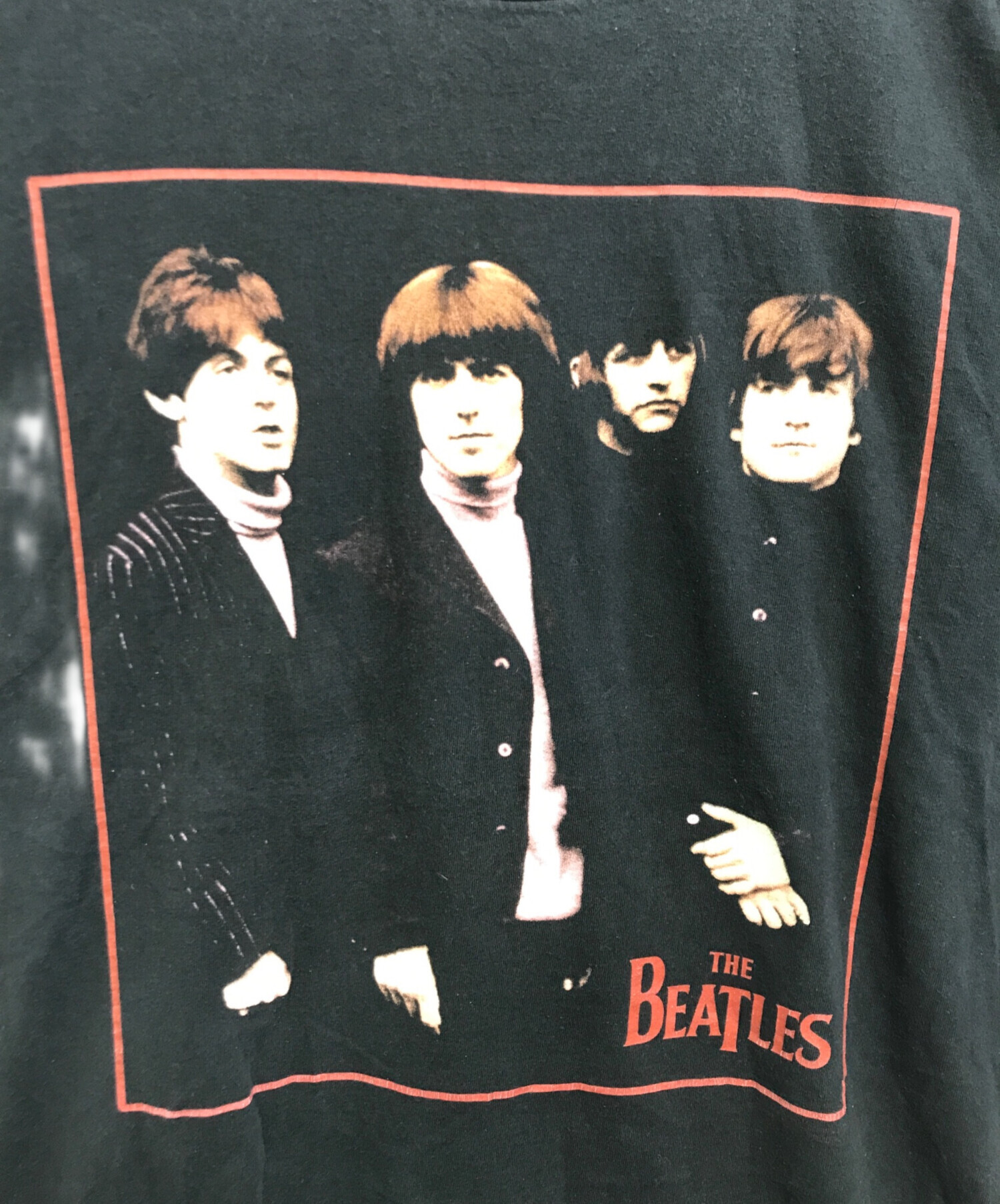 00s The Beatles ビートルズ　バンドTシャツ　ピンクグレー Ｌ 中古・古着通販】バンドTシャツ (バンドTシャツ) 00s THE BEATLES