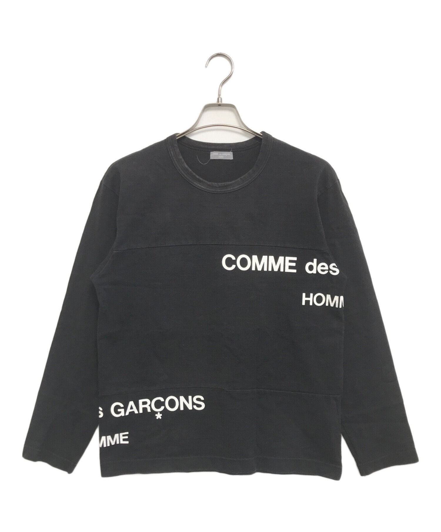 COMME des GARCONS コムデギャルソン スウェット M 黒 【古着】【中古】 中古・古着通販】COMME des GARCONS HOMME DEUX (コムデギャルソン