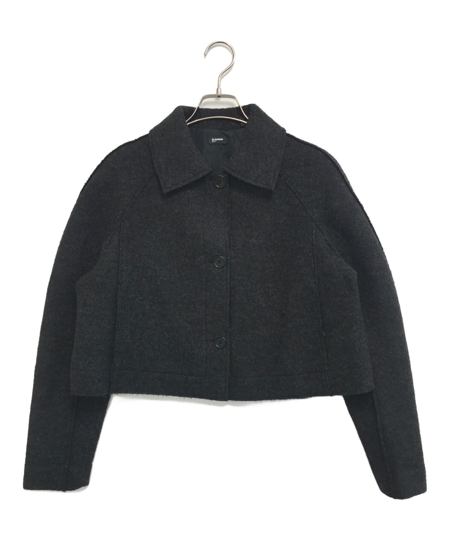 JIL SANDER ネイビー ジャケット 中古・古着通販】JIL SANDER NAVY (ジルサンダー ネイビー) ウール