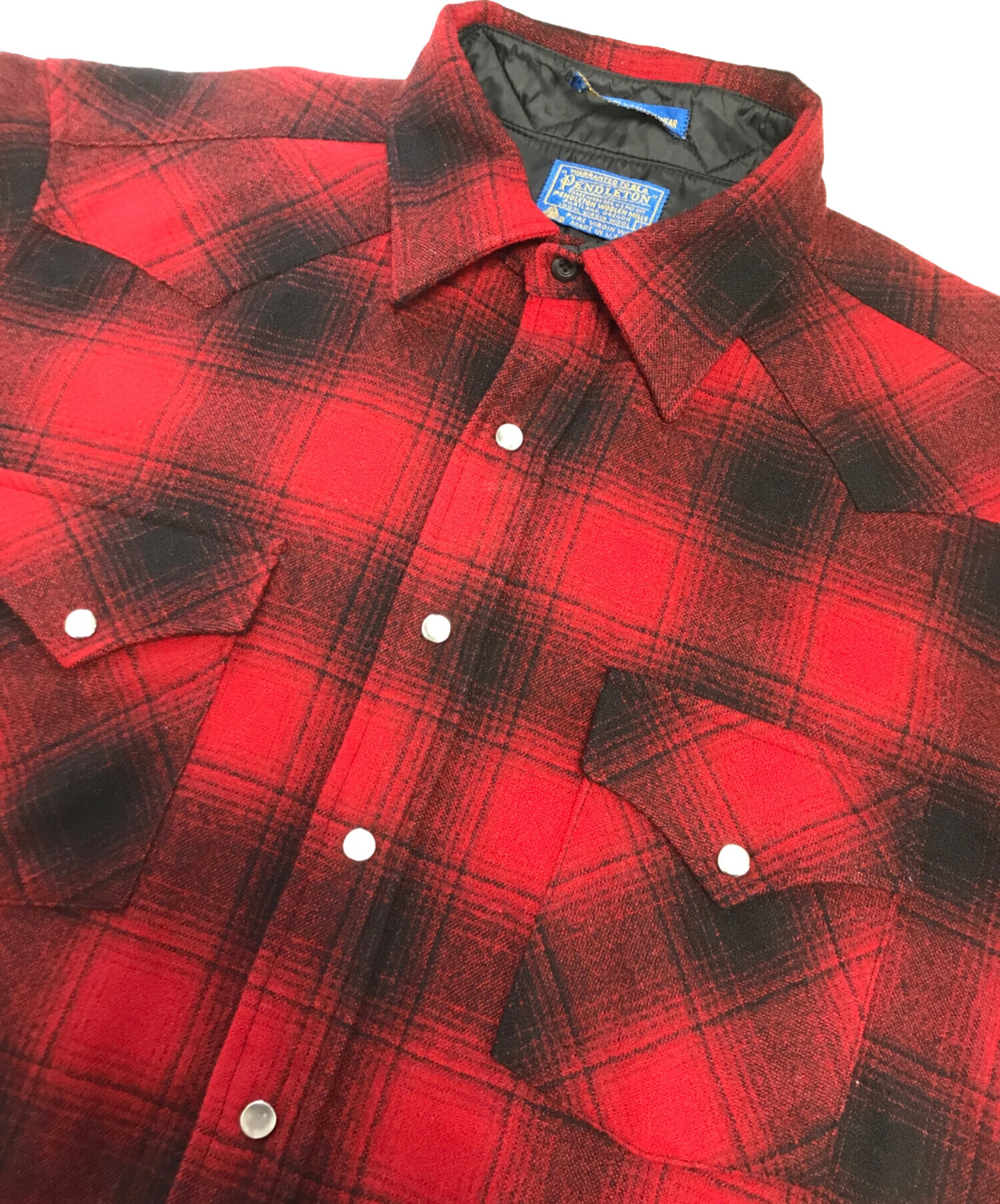 中古・古着通販】PENDLETON (ペンドルトン) チェックウエスタンシャツ