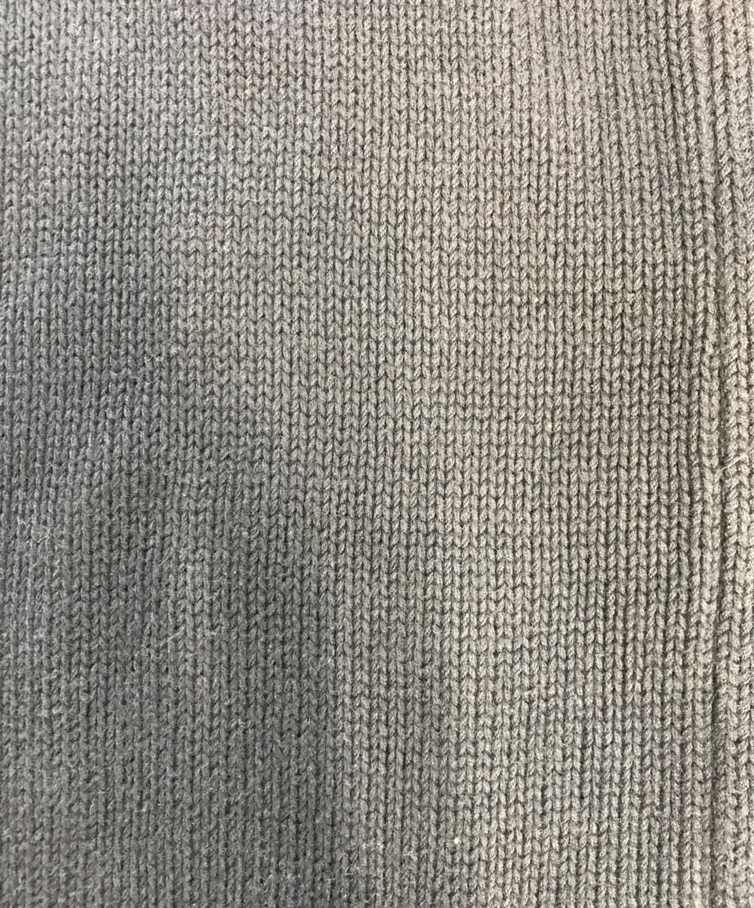 RRL コットンニットパーカー 名作 RRL ブラックインディゴ ニット ジップパーカー コットン ダブル