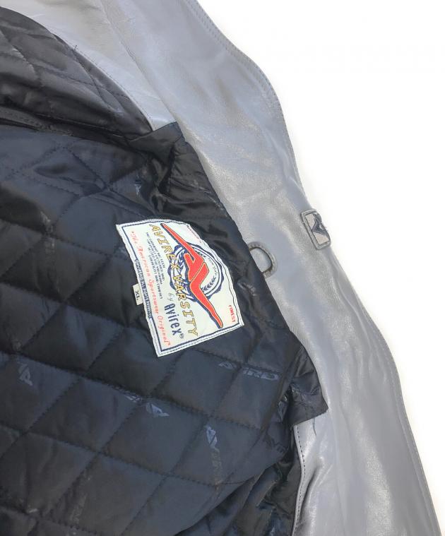 中古・古着通販】AVIREX (アヴィレックス) 切替レザージャケット 中古・古着通販】AVIREX (アヴィレックス) 切替レザージャケット