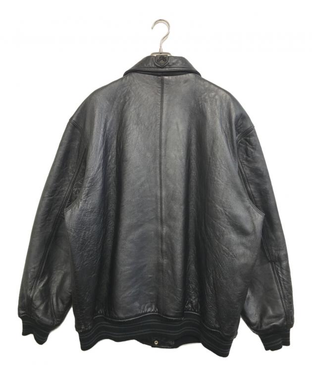 中古・古着通販】AVIREX (アヴィレックス) レザージャケット ブラック