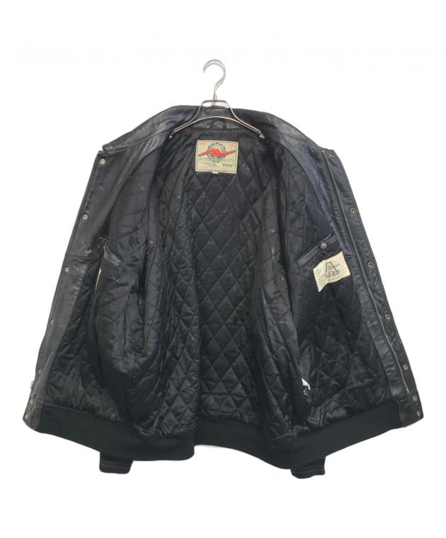 AVIREX レザージャケット 3XL 中古・古着通販】AVIREX (アヴィレックス) レザージャケット ブラック