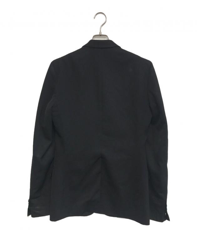 MaisonMargiela黒 テーラードジャケット サイズ不明 中古・古着通販】Maison Margiela (メゾンマルジェラ) ウール