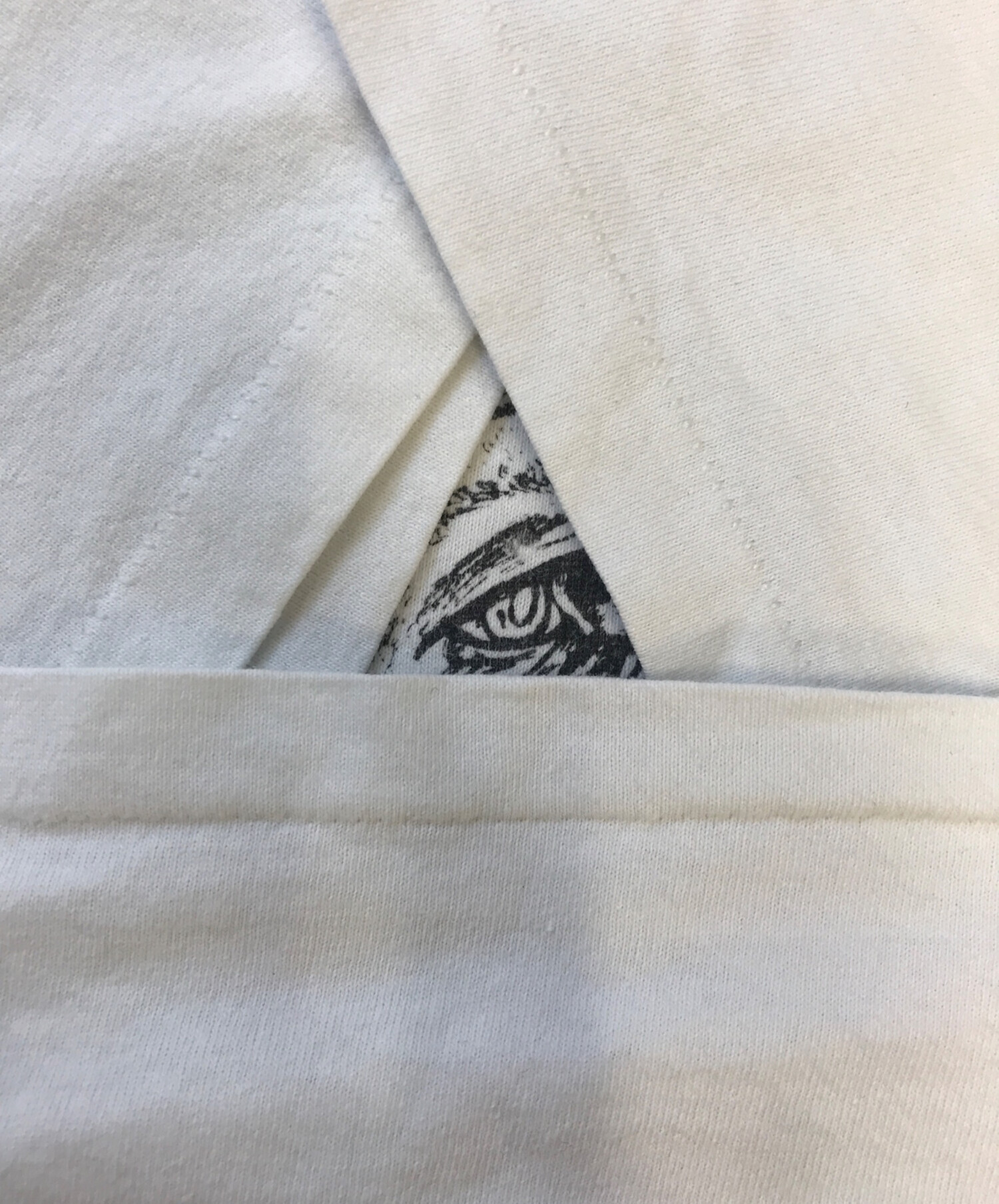 中古・古着通販】Hanes (ヘインズ) プリントTシャツ ホワイト サイズ:L 